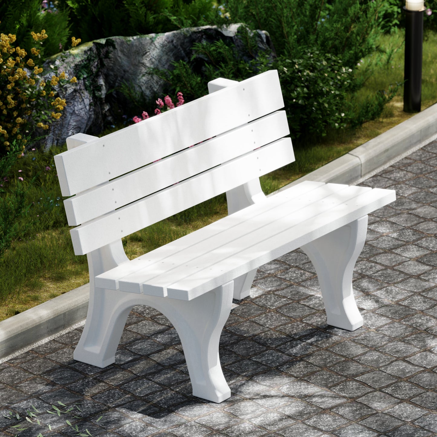 Wildridge Heritage 4' Park Bench - LEAD TIME TO SHIP 10 BUSINESS DAYS OR LESS
