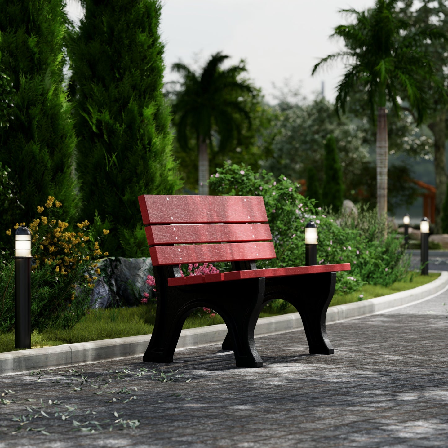 Wildridge Heritage 4' Park Bench - LEAD TIME TO SHIP 10 BUSINESS DAYS OR LESS