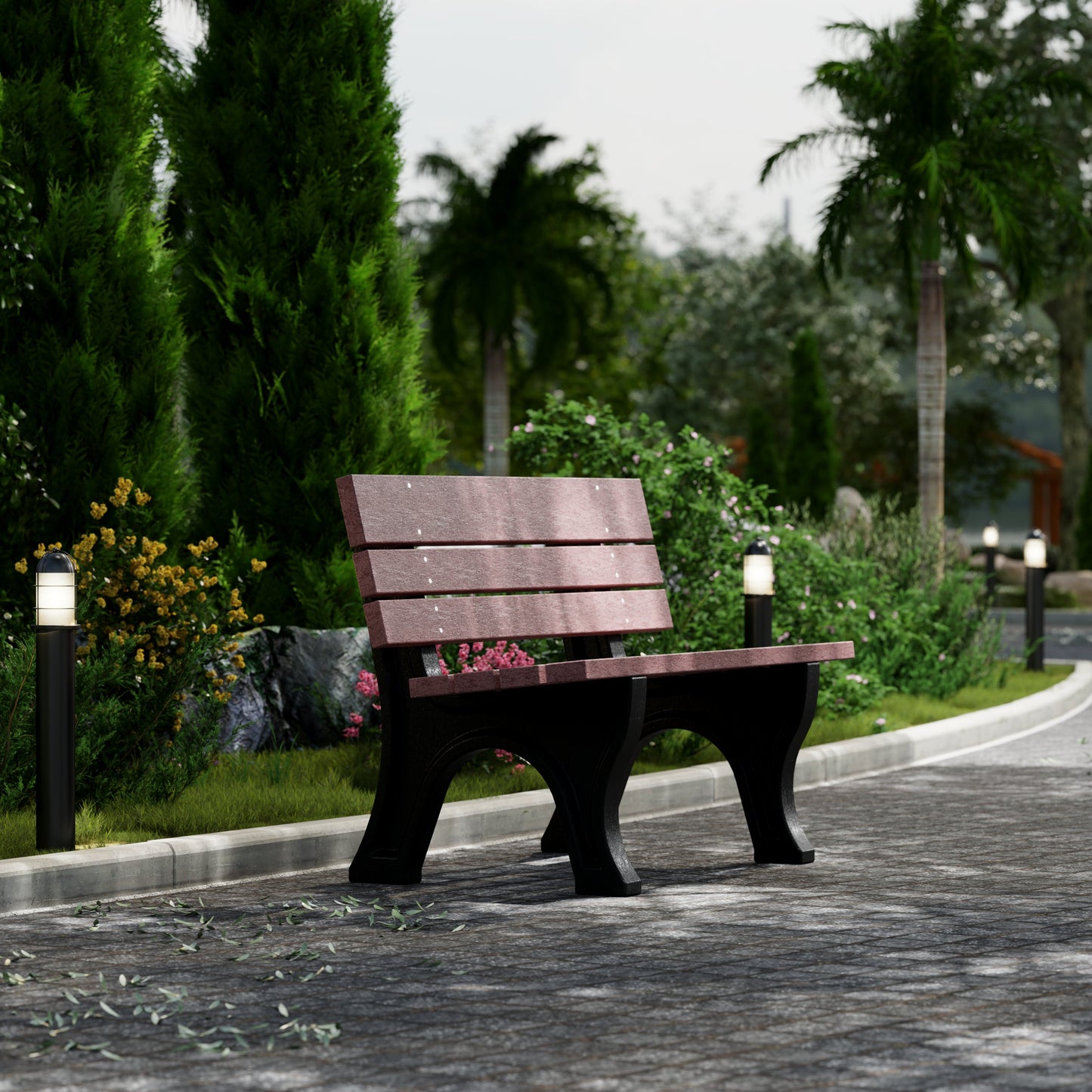 Wildridge Heritage 4' Park Bench - LEAD TIME TO SHIP 10 BUSINESS DAYS OR LESS