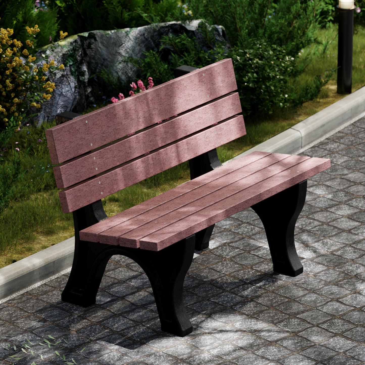 Wildridge Heritage 4' Park Bench - LEAD TIME TO SHIP 10 BUSINESS DAYS OR LESS