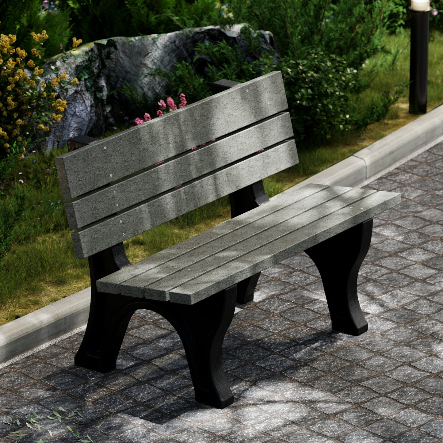 Wildridge Heritage 4' Park Bench - LEAD TIME TO SHIP 10 BUSINESS DAYS OR LESS