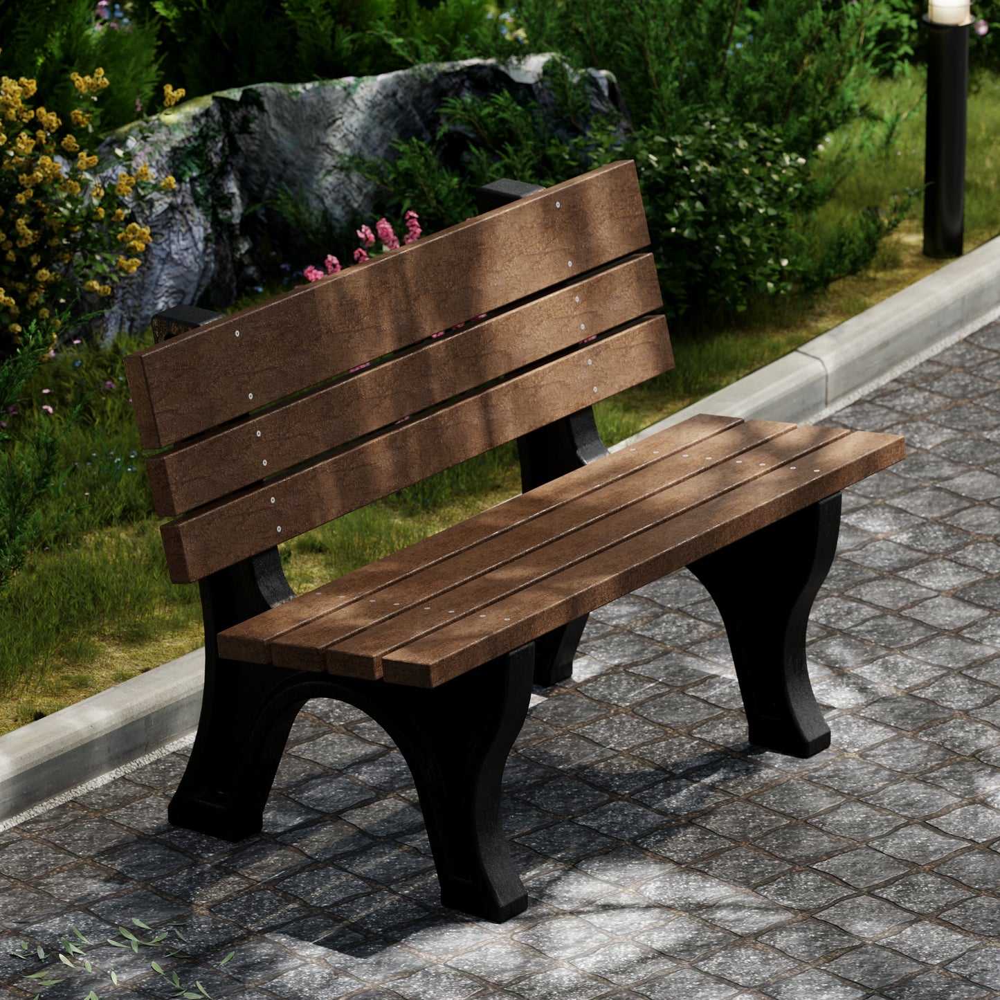 Wildridge Heritage 4' Park Bench - LEAD TIME TO SHIP 10 BUSINESS DAYS OR LESS