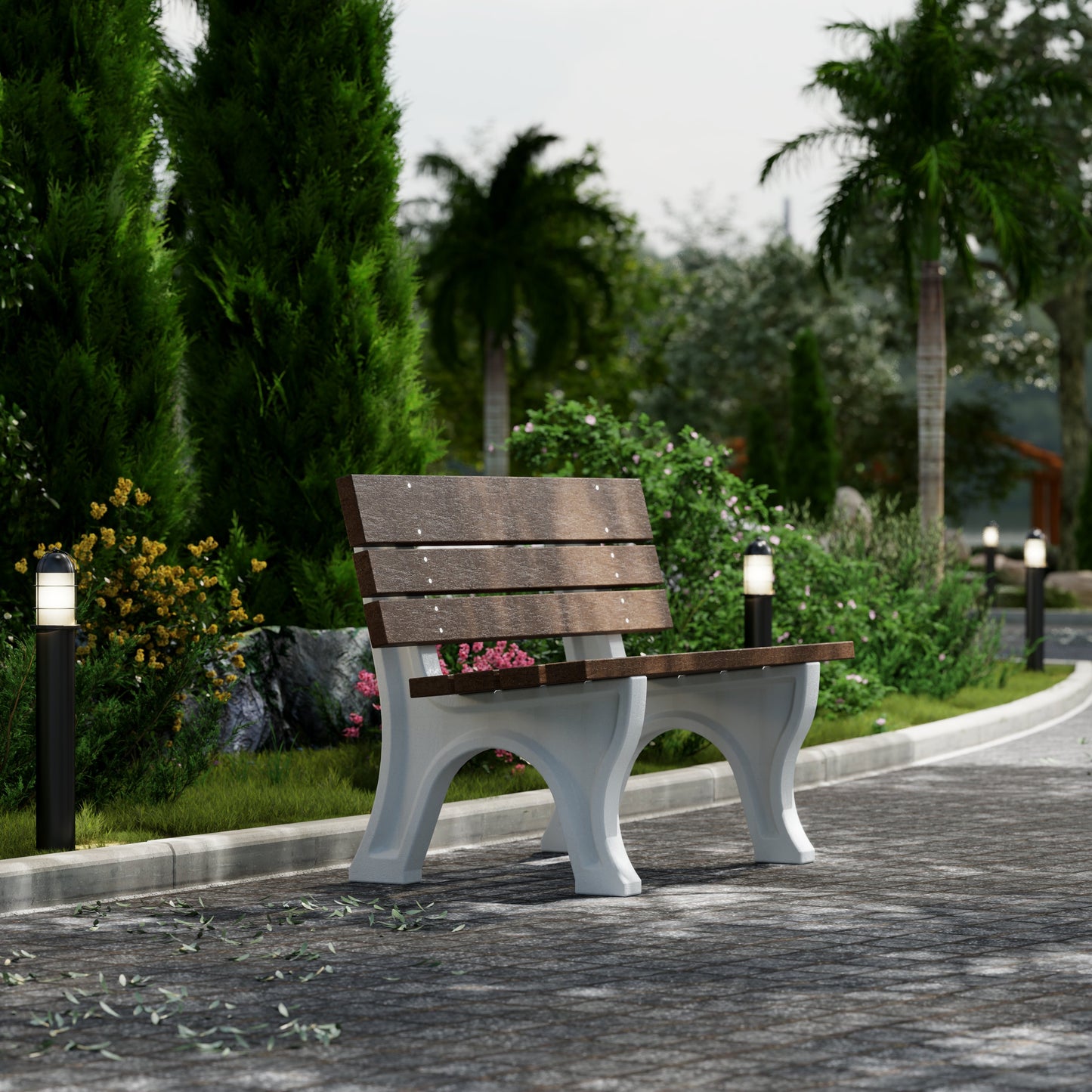Wildridge Heritage 4' Park Bench - LEAD TIME TO SHIP 10 BUSINESS DAYS OR LESS