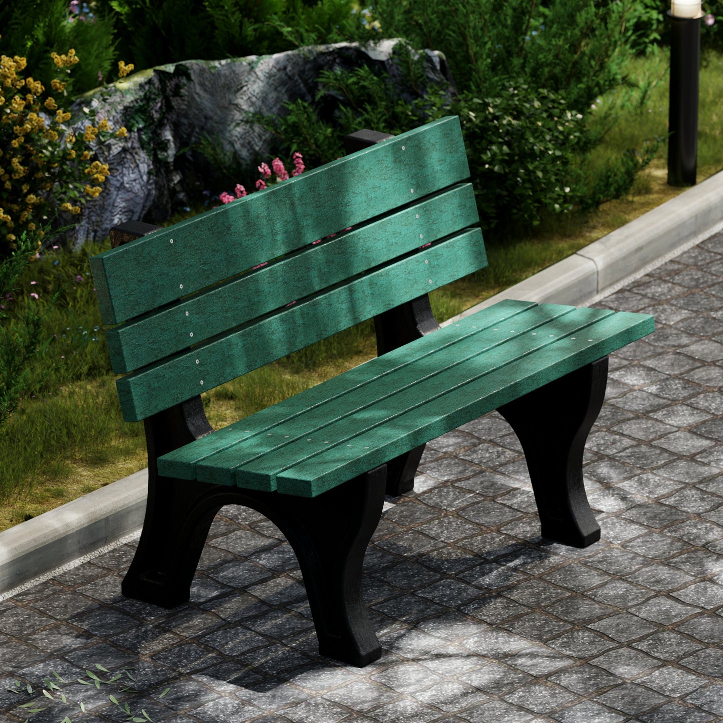 Wildridge Heritage 4' Park Bench - LEAD TIME TO SHIP 10 BUSINESS DAYS OR LESS
