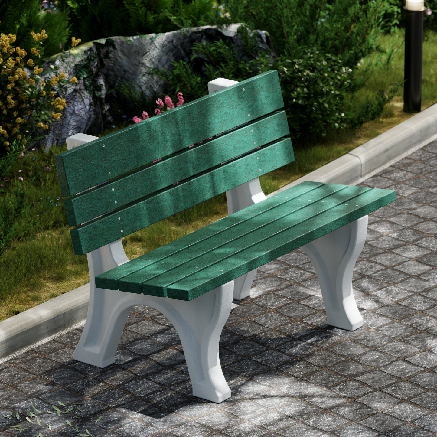 Wildridge Heritage 4' Park Bench - LEAD TIME TO SHIP 10 BUSINESS DAYS OR LESS