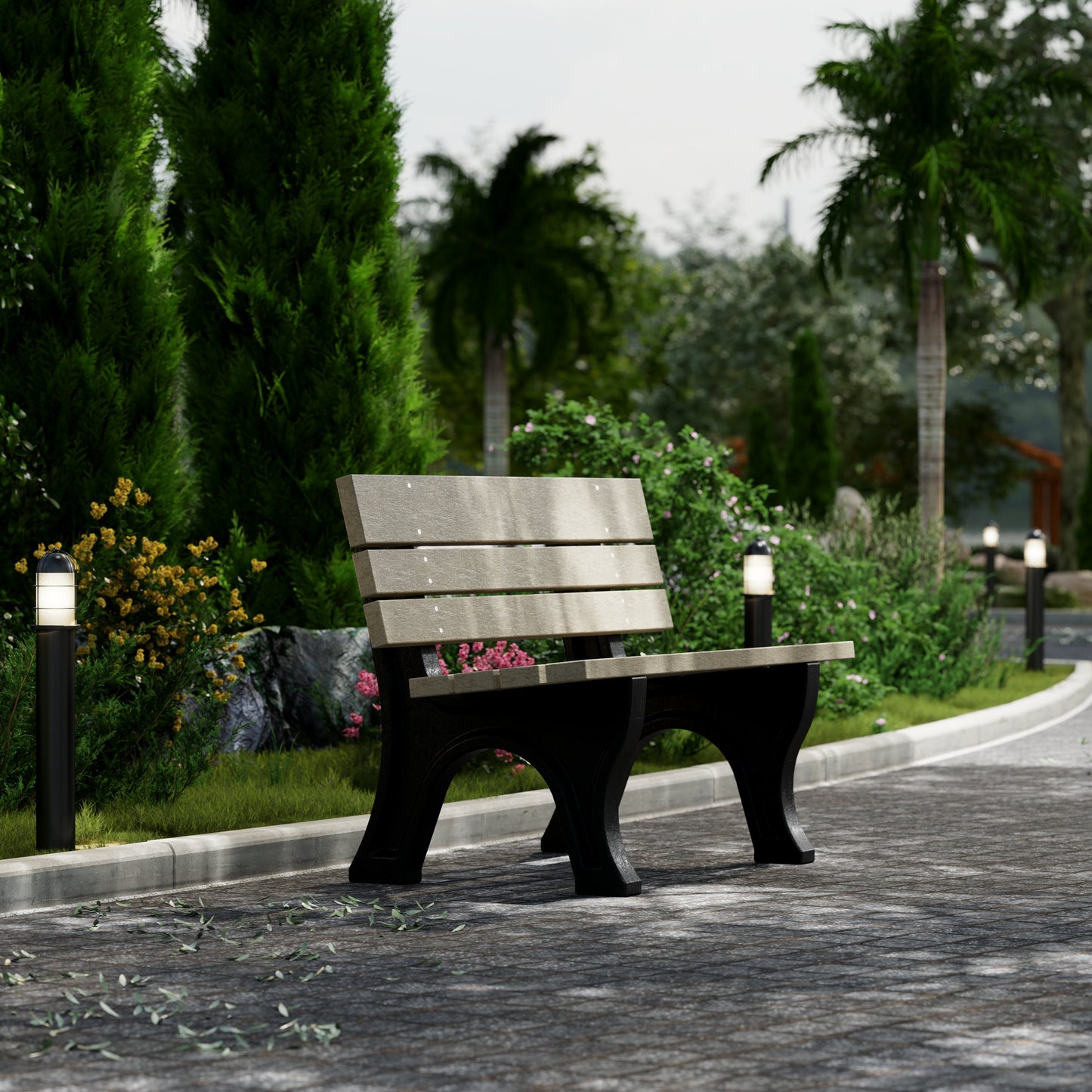 Wildridge Heritage 4' Park Bench - LEAD TIME TO SHIP 10 BUSINESS DAYS OR LESS