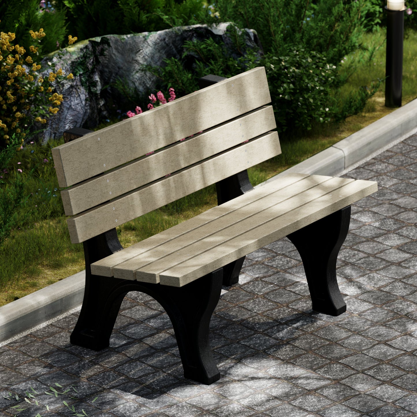 Wildridge Heritage 4' Park Bench - LEAD TIME TO SHIP 10 BUSINESS DAYS OR LESS