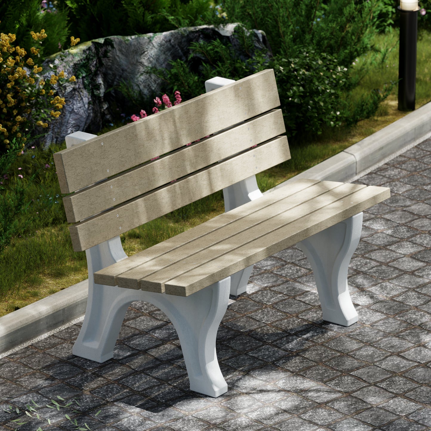 Wildridge Heritage 4' Park Bench - LEAD TIME TO SHIP 10 BUSINESS DAYS OR LESS
