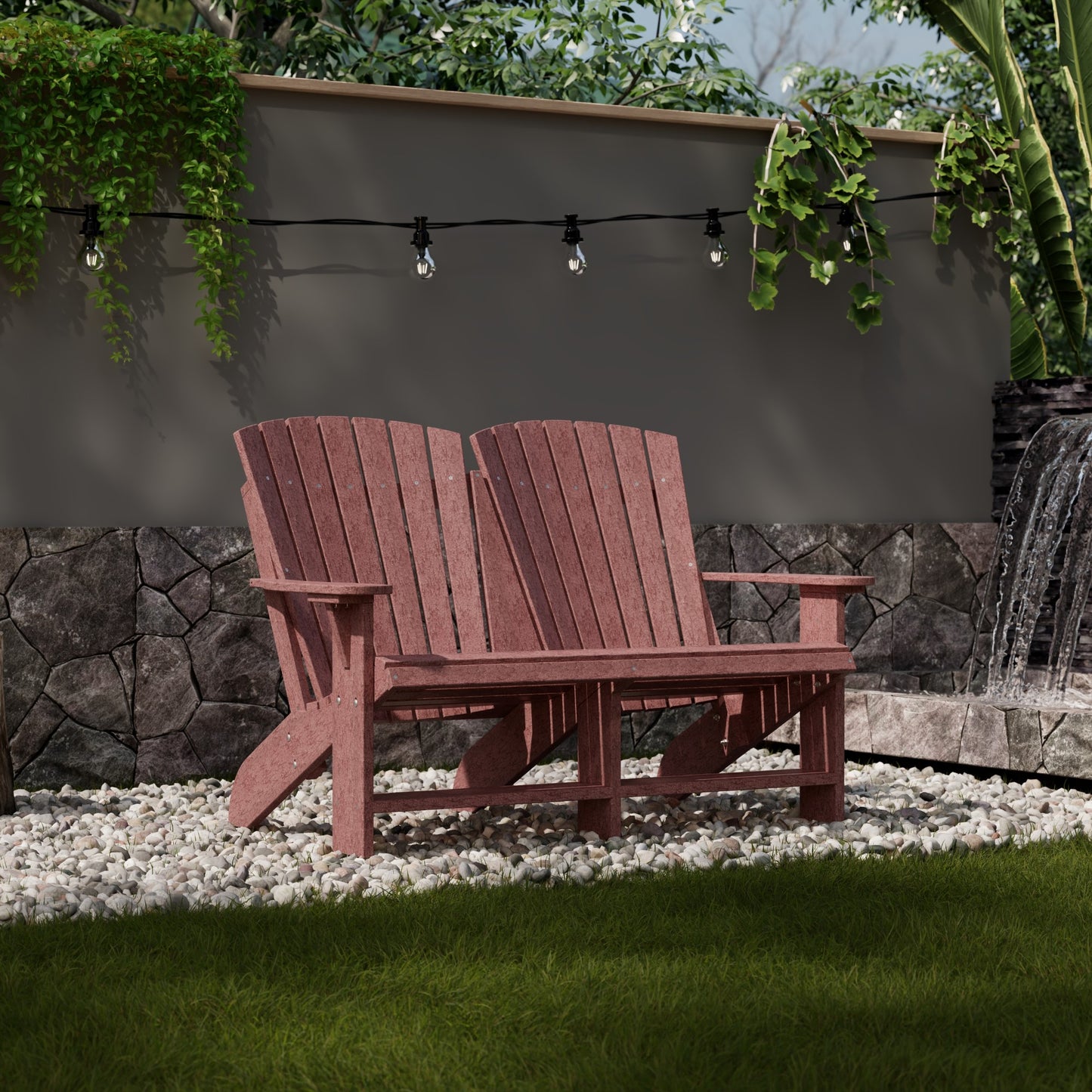 Wildridge Heritage Double Adirondack - LEAD TIME TO SHIP 4 TO 6 WEEKS