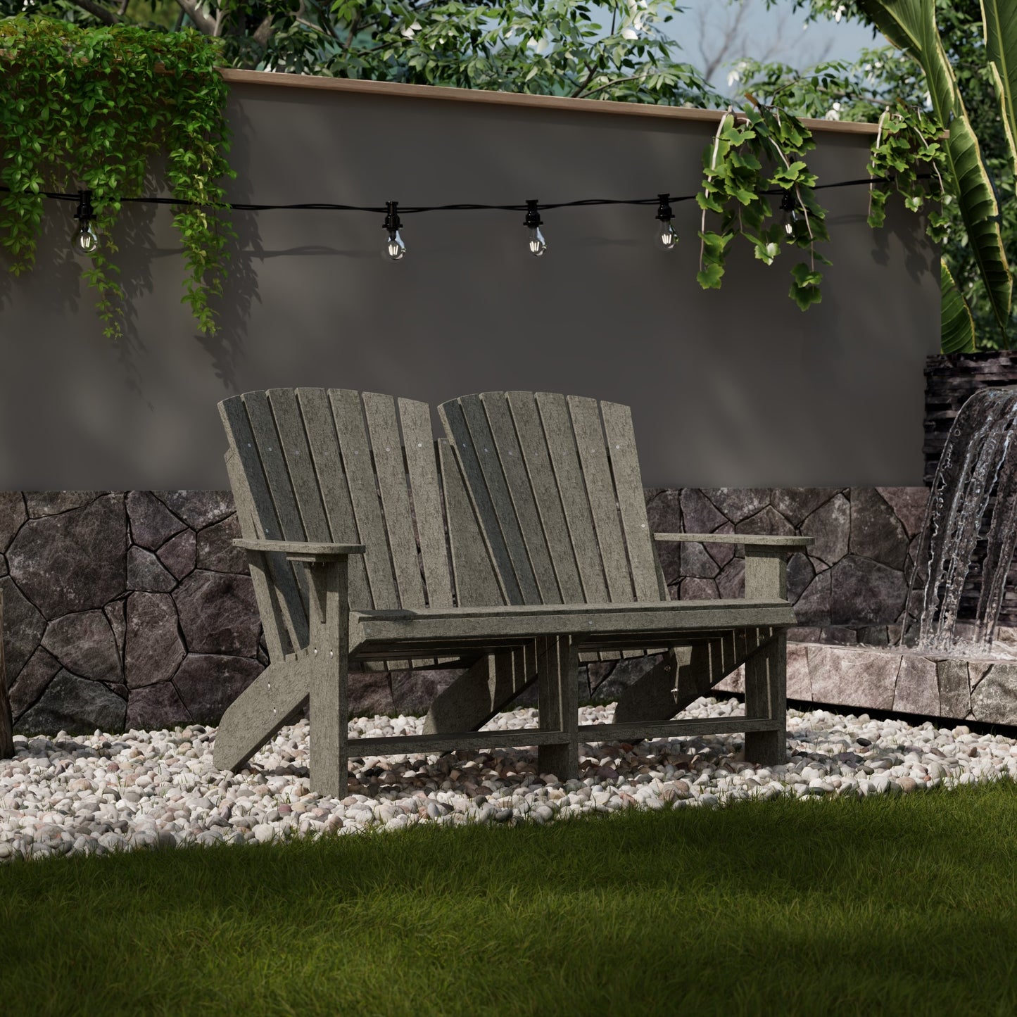 Wildridge Heritage Double Adirondack - LEAD TIME TO SHIP 4 TO 6 WEEKS