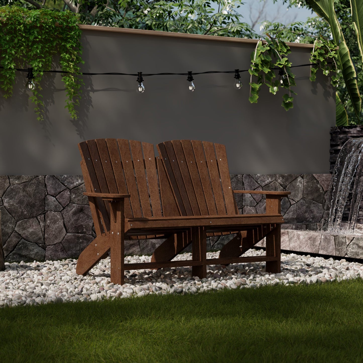 Wildridge Heritage Double Adirondack - LEAD TIME TO SHIP 4 TO 6 WEEKS