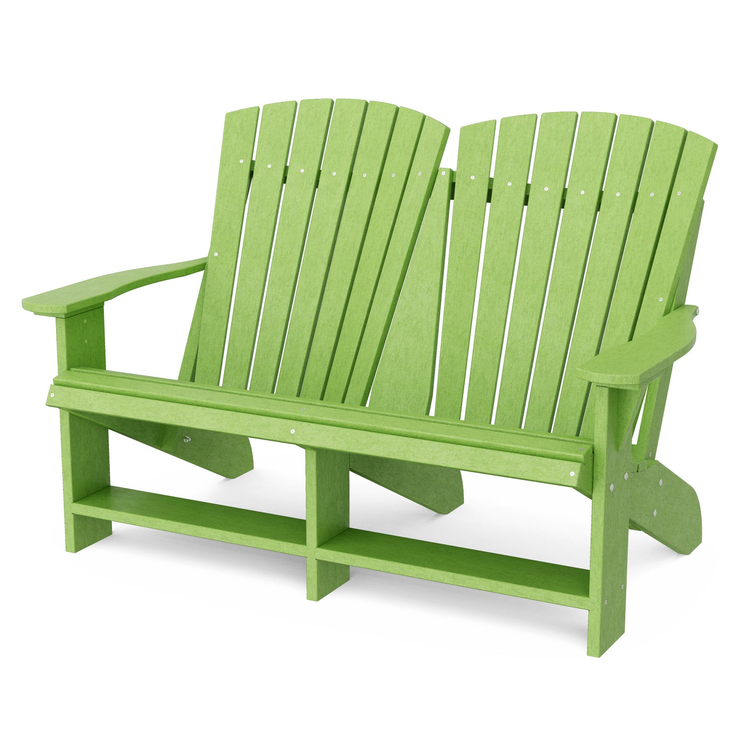 American Made Recycled Plastic Double Adirondack Bench Collection