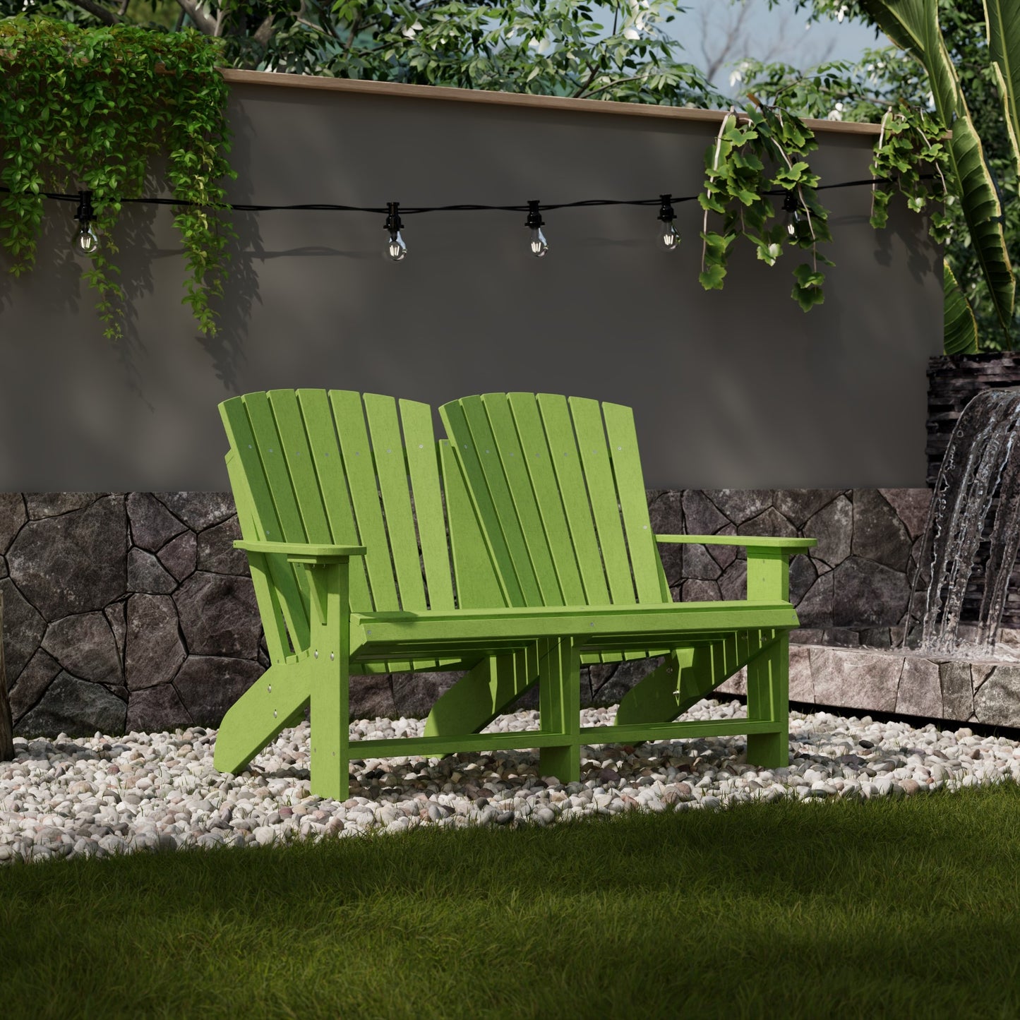 Wildridge Heritage Double Adirondack - LEAD TIME TO SHIP 4 TO 6 WEEKS