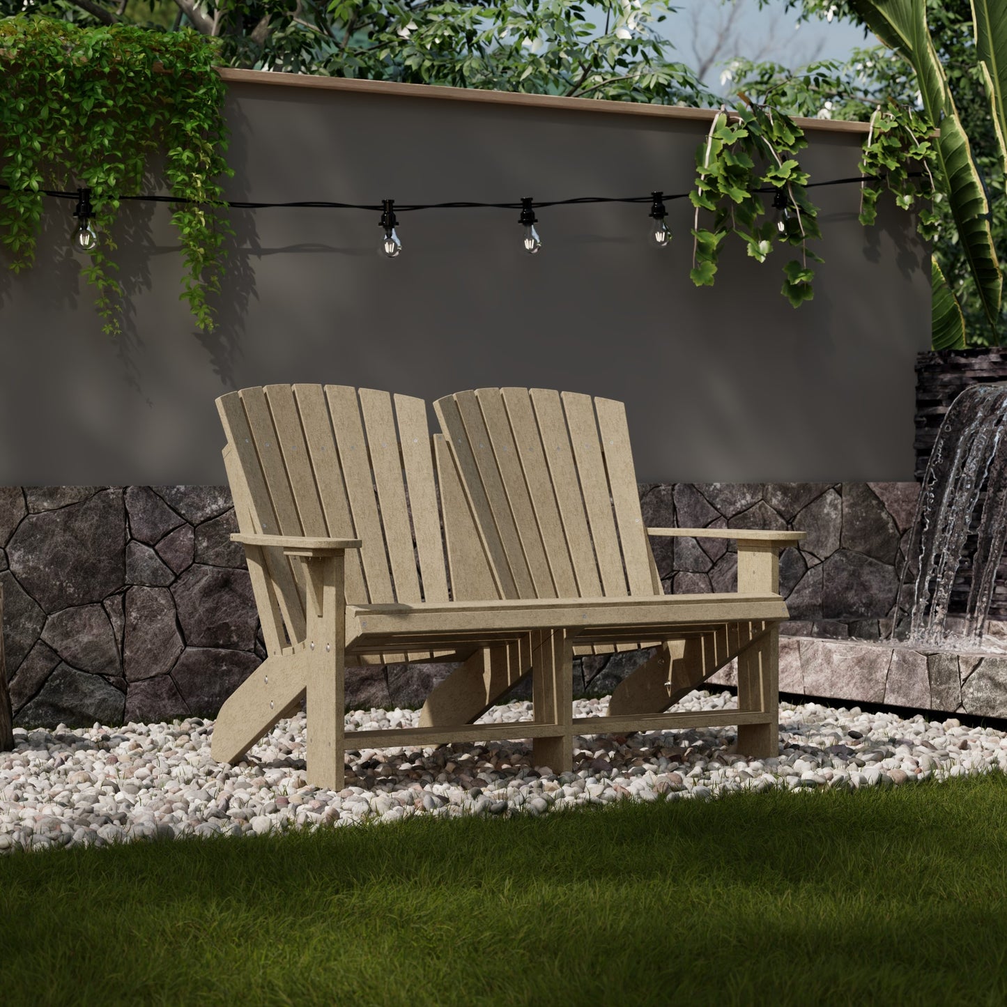 Wildridge Heritage Double Adirondack - LEAD TIME TO SHIP 4 TO 6 WEEKS
