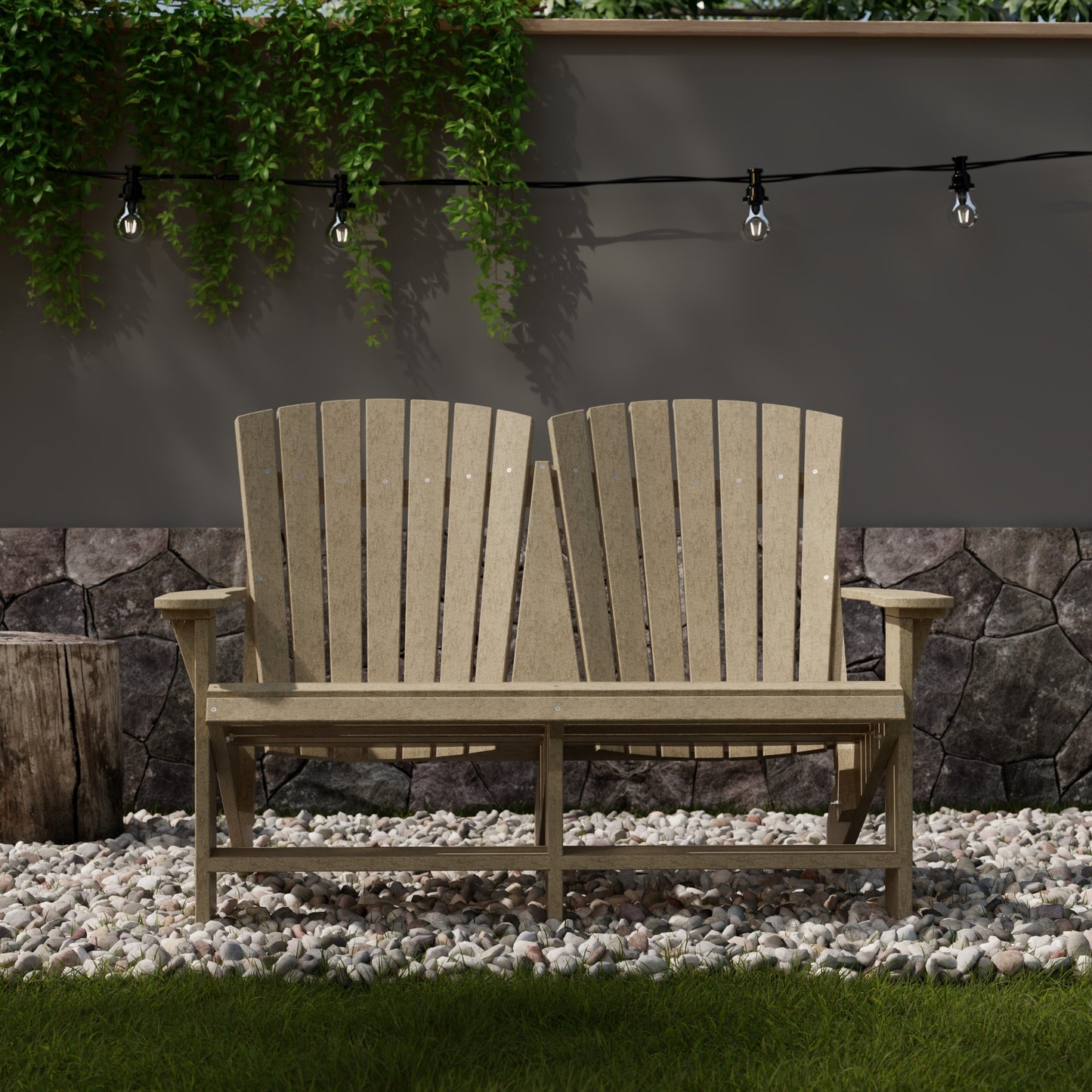 Wildridge Heritage Double Adirondack - LEAD TIME TO SHIP 4 TO 6 WEEKS