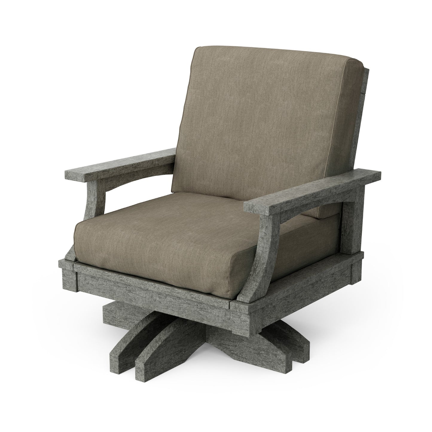 Wildridge Heritage Deep Seating Swivel Chair - LEAD TIME TO SHIP 3 WEEKS OR LESS