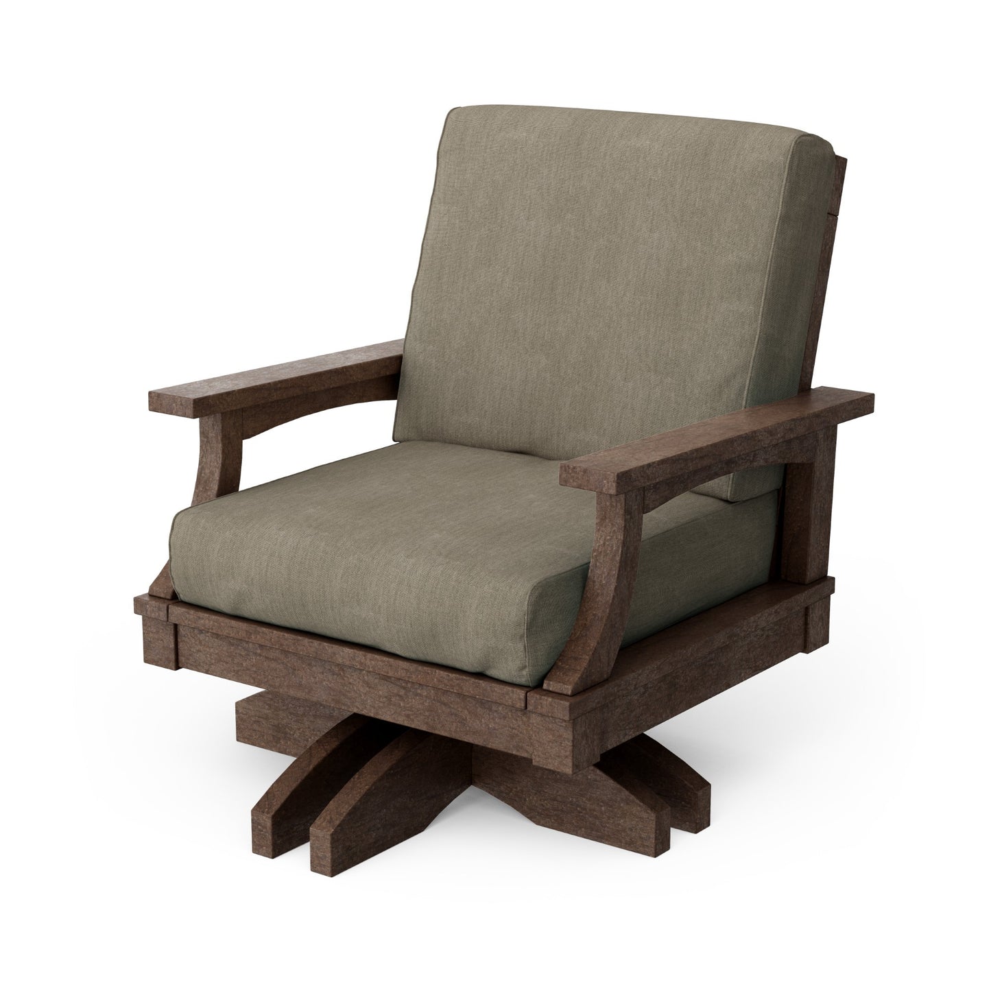 Wildridge Heritage Deep Seating Swivel Chair - LEAD TIME TO SHIP 3 WEEKS OR LESS