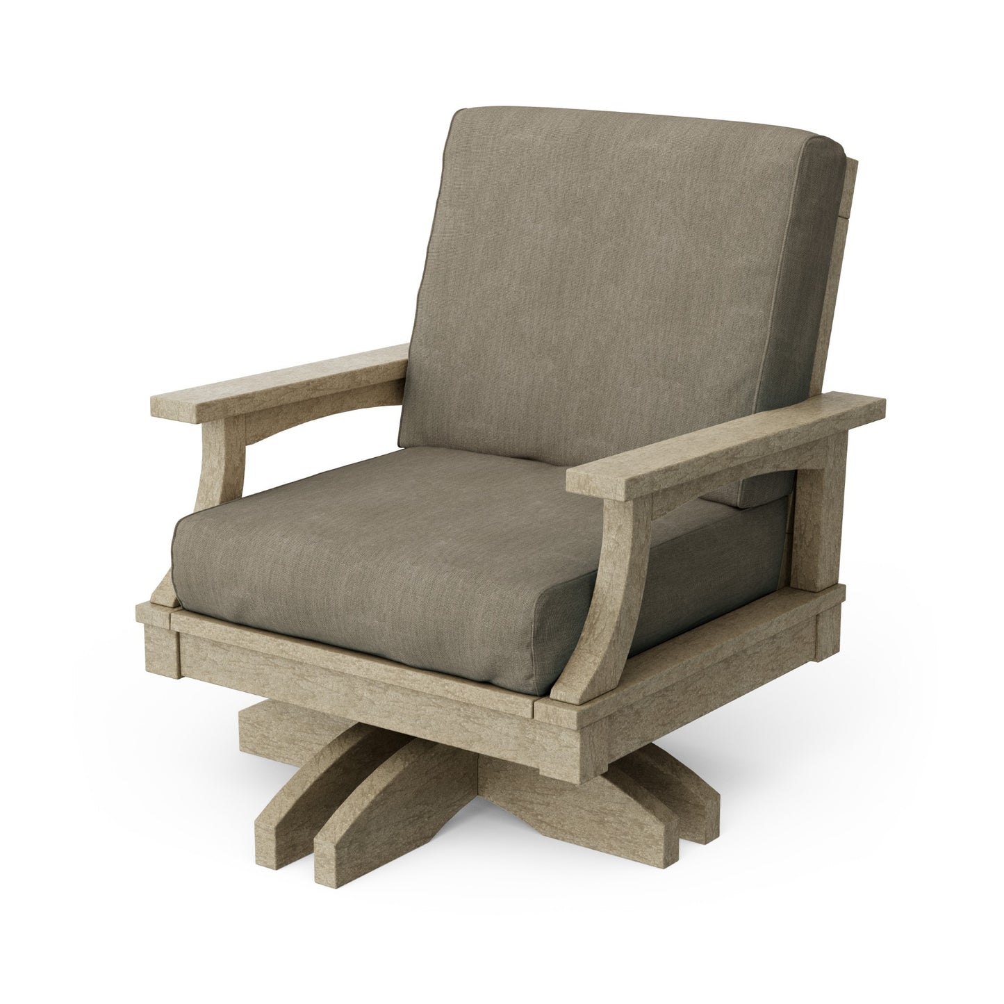 Wildridge Heritage Deep Seating Swivel Chair - LEAD TIME TO SHIP 3 WEEKS OR LESS