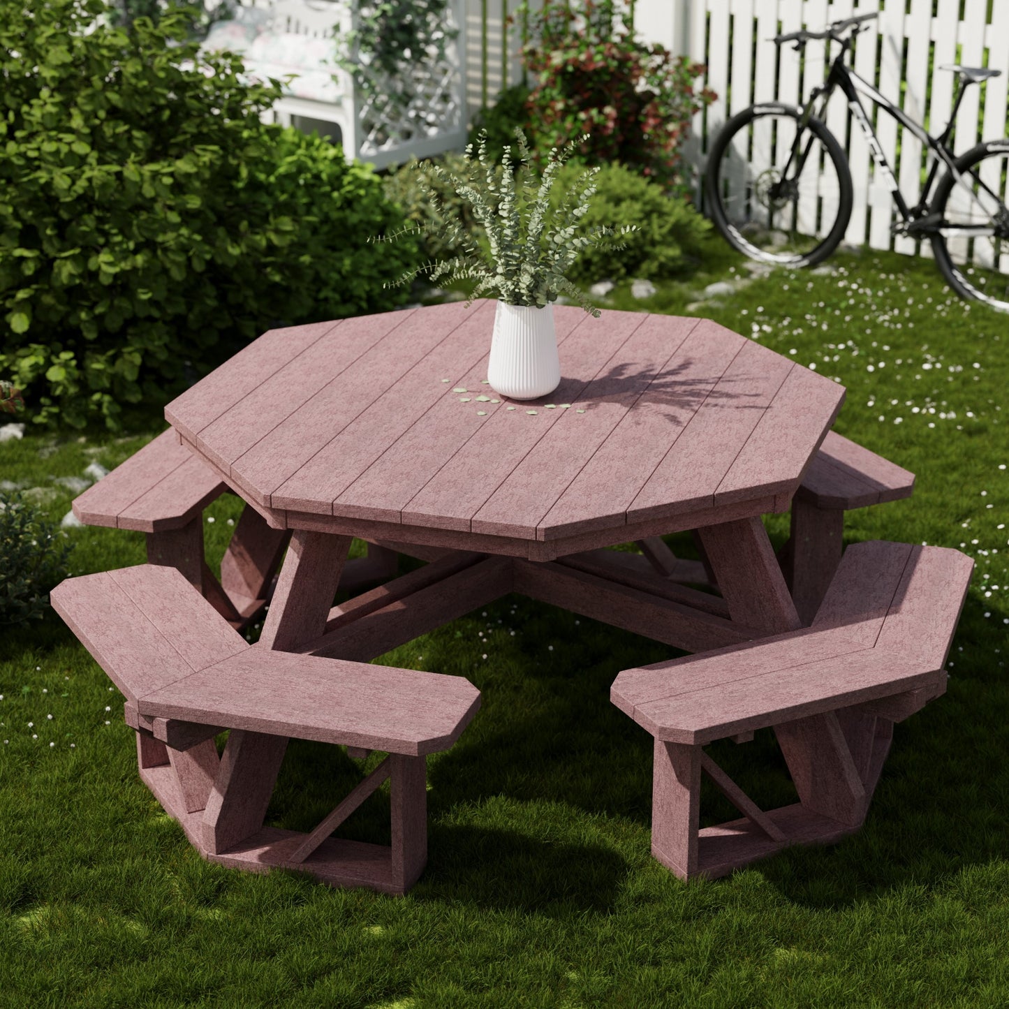 Wildridge Heritage Octagon Picnic Table - LEAD TIME TO SHIP 4 TO 6 WEEKS