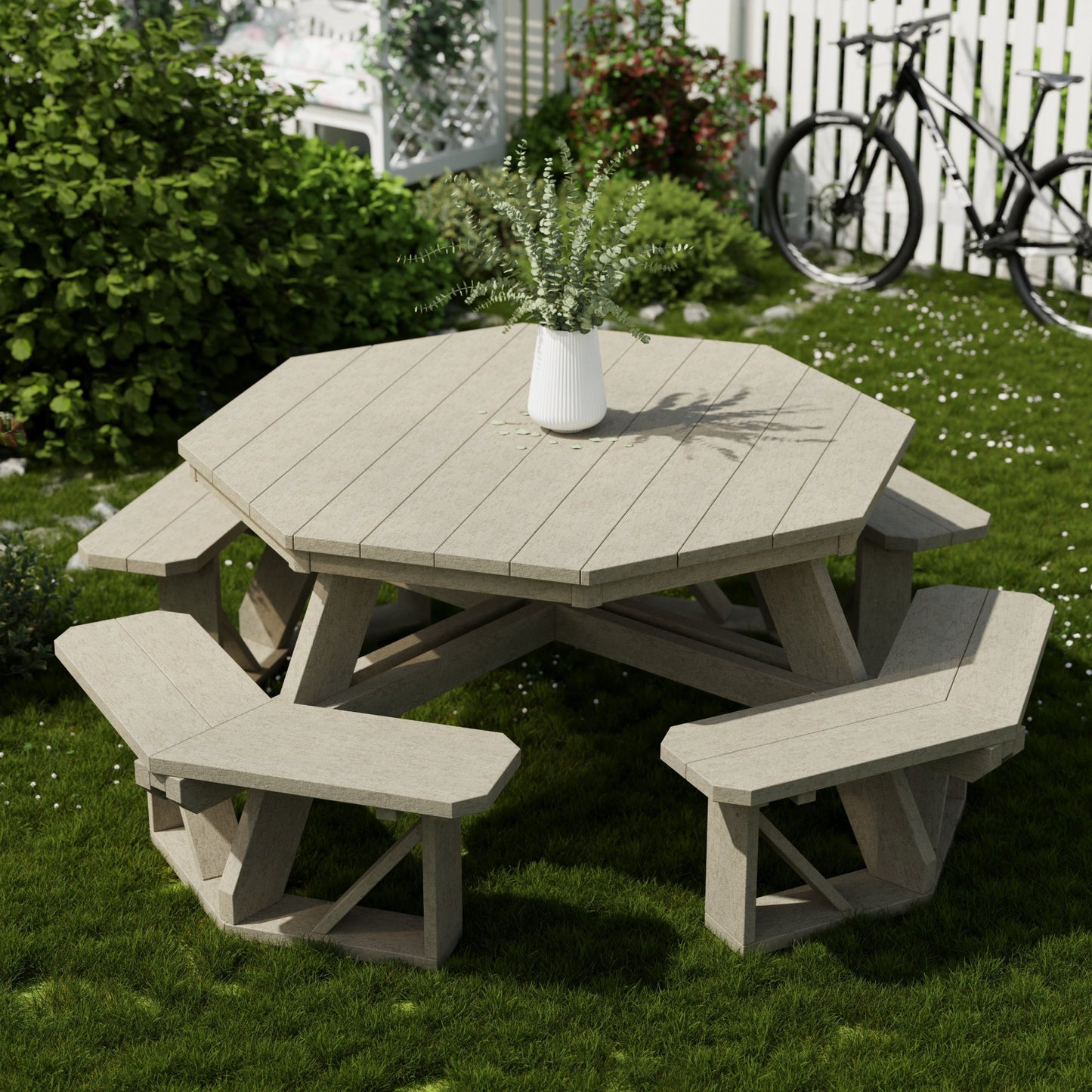 Wildridge Heritage Octagon Picnic Table - LEAD TIME TO SHIP 4 TO 6 WEEKS