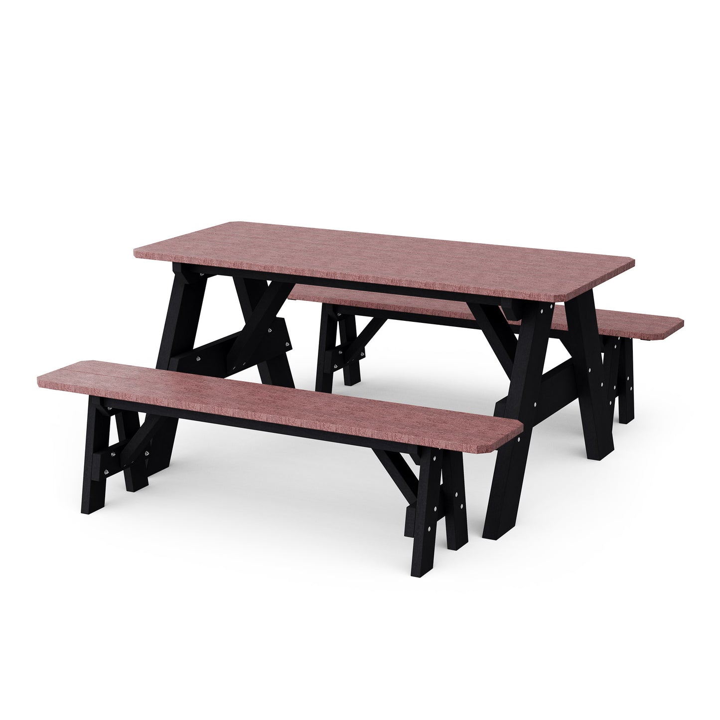 Wildridge Heritage 72" Picnic Table with Detached Benches - LEAD TIME TO SHIP 4 TO 6 WEEKS