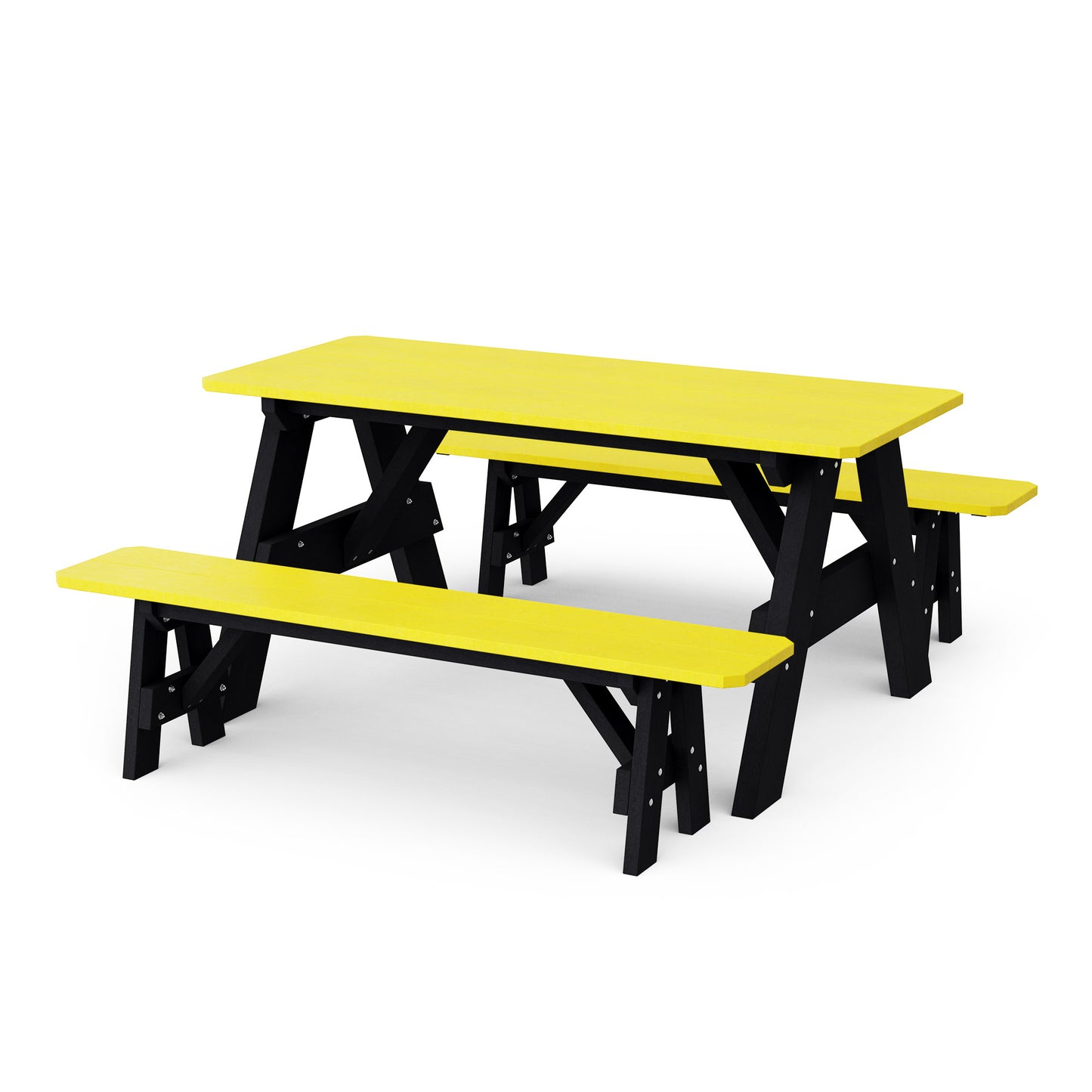 Wildridge Heritage 72" Picnic Table with Detached Benches - LEAD TIME TO SHIP 4 TO 6 WEEKS