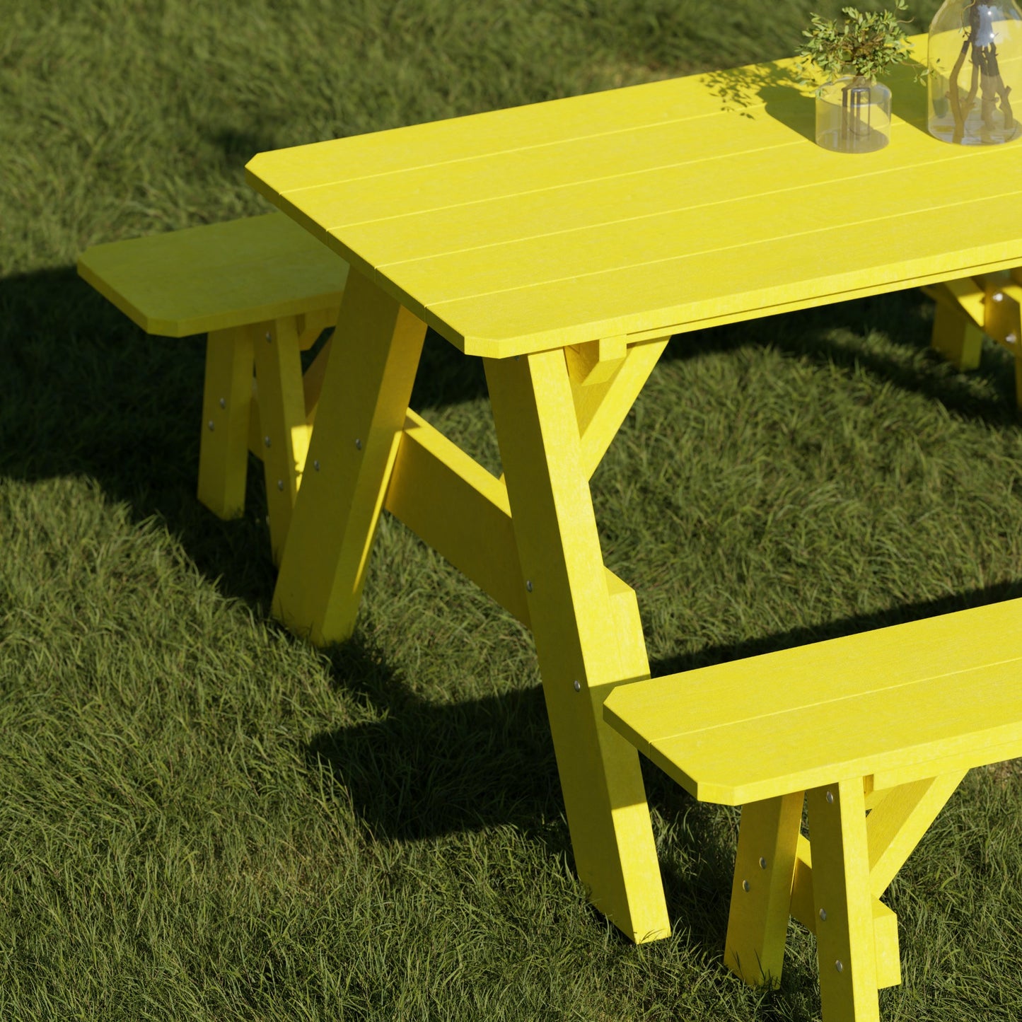 Wildridge Heritage 72" Picnic Table with Detached Benches - LEAD TIME TO SHIP 4 TO 6 WEEKS