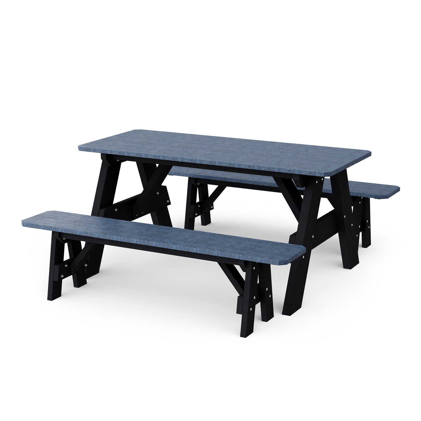 Wildridge Heritage 72" Picnic Table with Detached Benches - LEAD TIME TO SHIP 4 TO 6 WEEKS