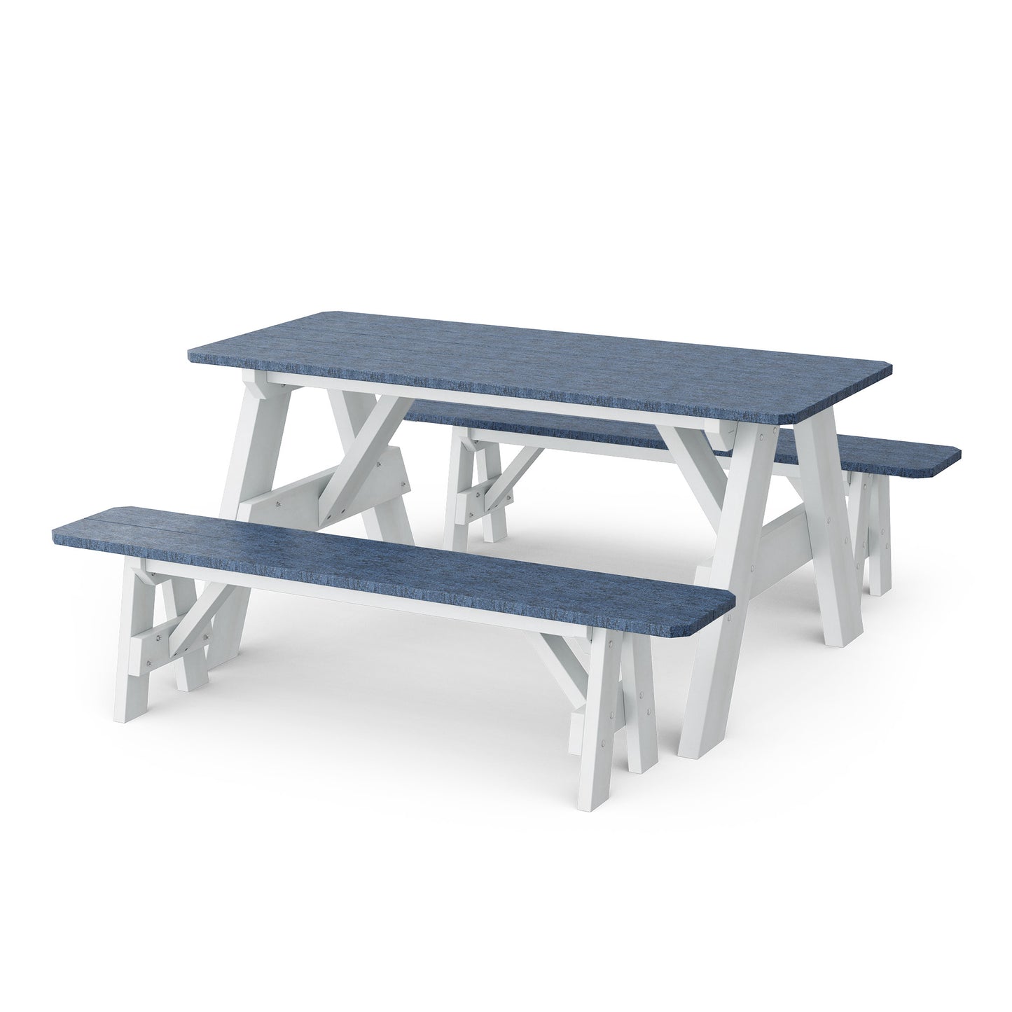 Wildridge Heritage 72" Picnic Table with Detached Benches - LEAD TIME TO SHIP 4 TO 6 WEEKS