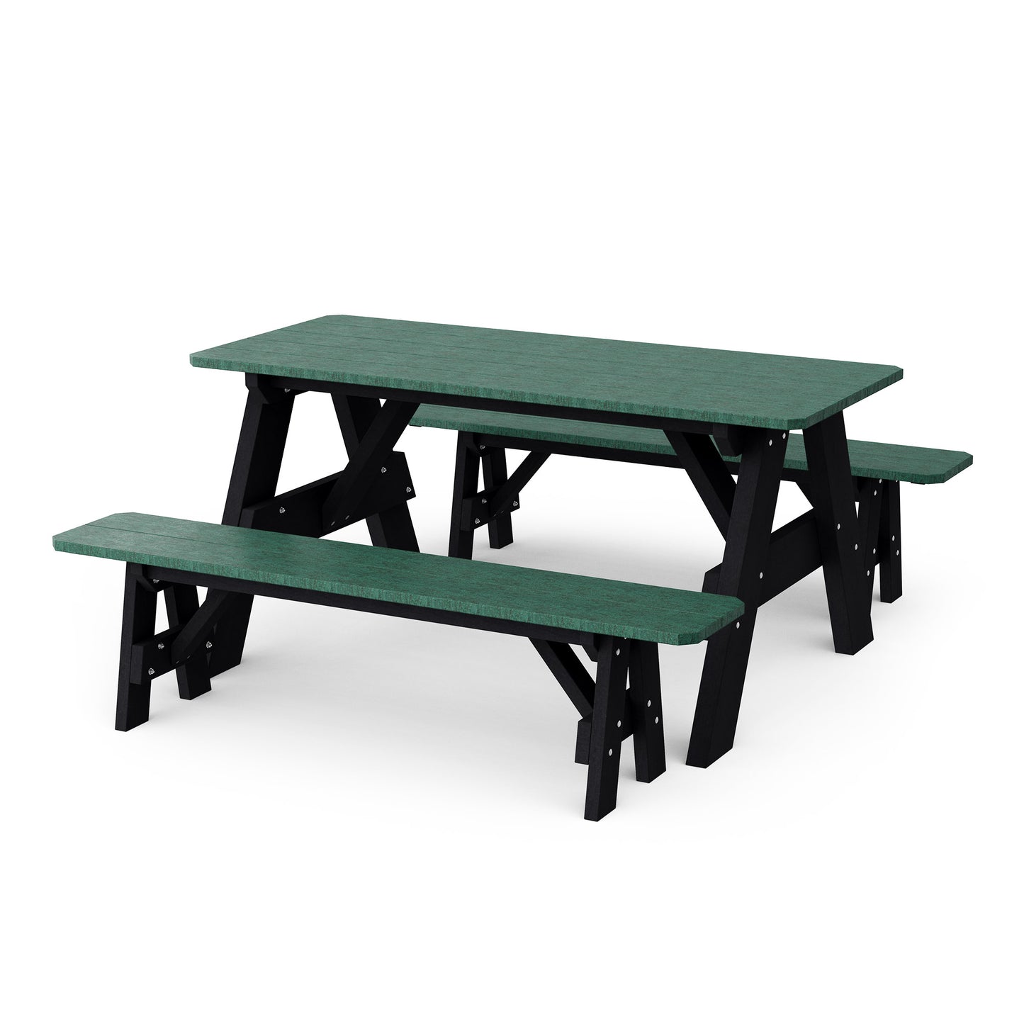Wildridge Heritage 72" Picnic Table with Detached Benches - LEAD TIME TO SHIP 4 TO 6 WEEKS