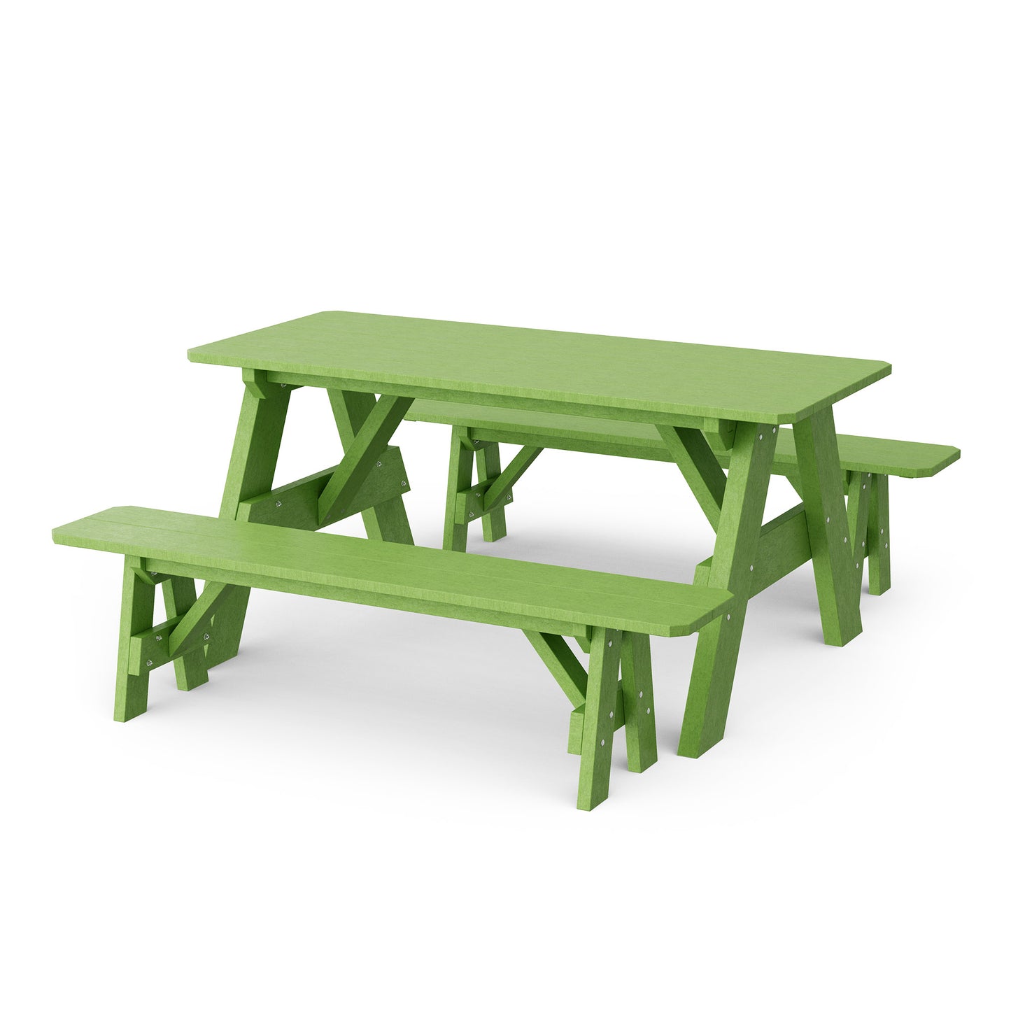 Wildridge Heritage 72" Picnic Table with Detached Benches - LEAD TIME TO SHIP 4 TO 6 WEEKS