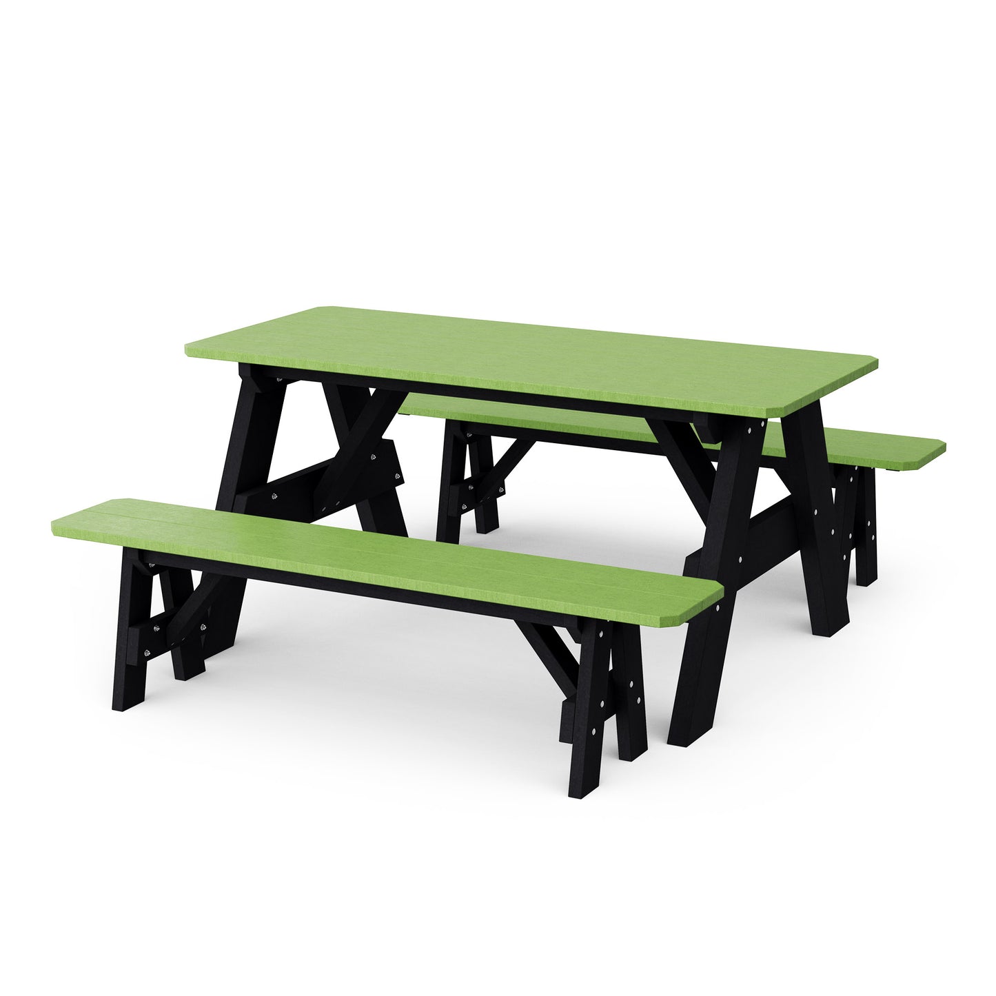 Wildridge Heritage 72" Picnic Table with Detached Benches - LEAD TIME TO SHIP 4 TO 6 WEEKS