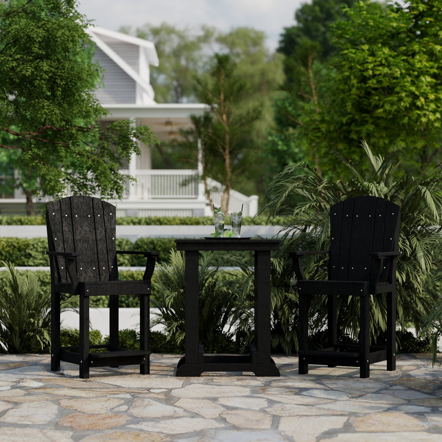 Wildridge Heritage 3 Piece Patio Counter Set  - LEAD TIME TO SHIP 3 WEEKS OR LESS