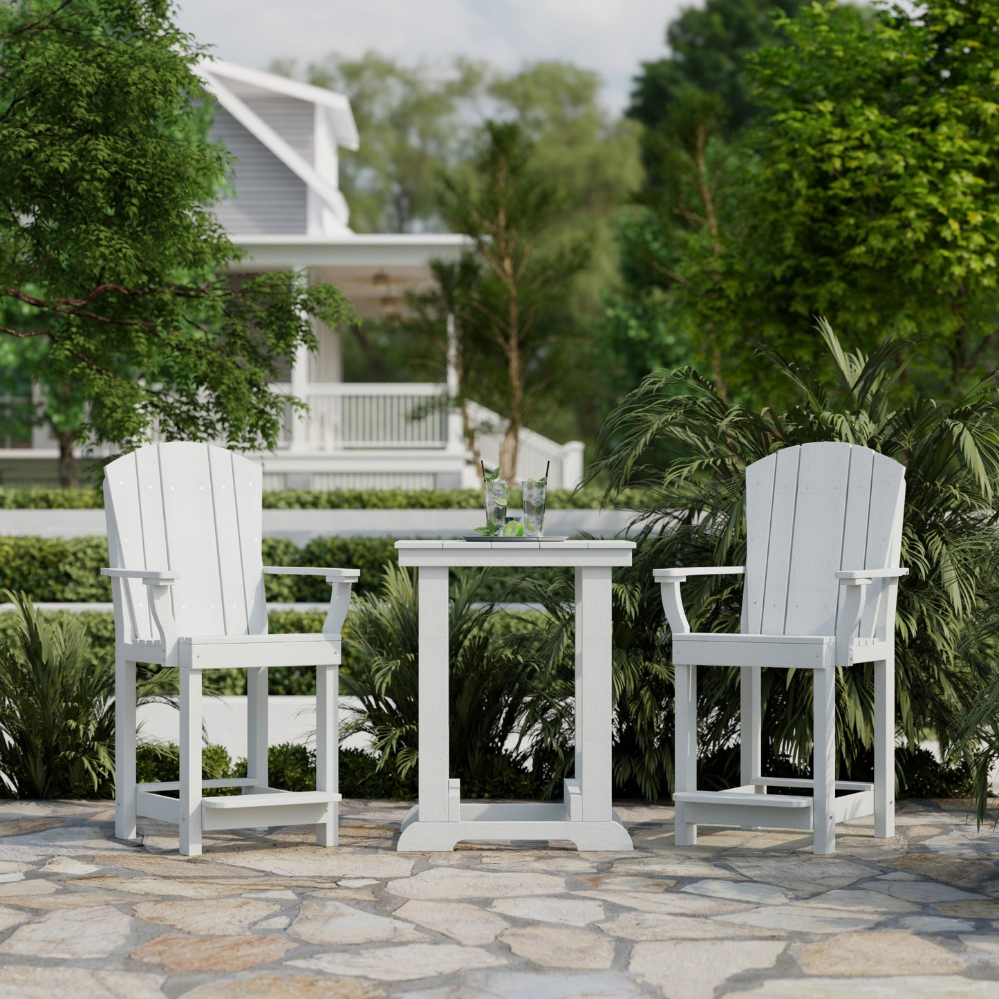 Wildridge Heritage 3 Piece Patio Counter Set  - LEAD TIME TO SHIP 3 WEEKS OR LESS