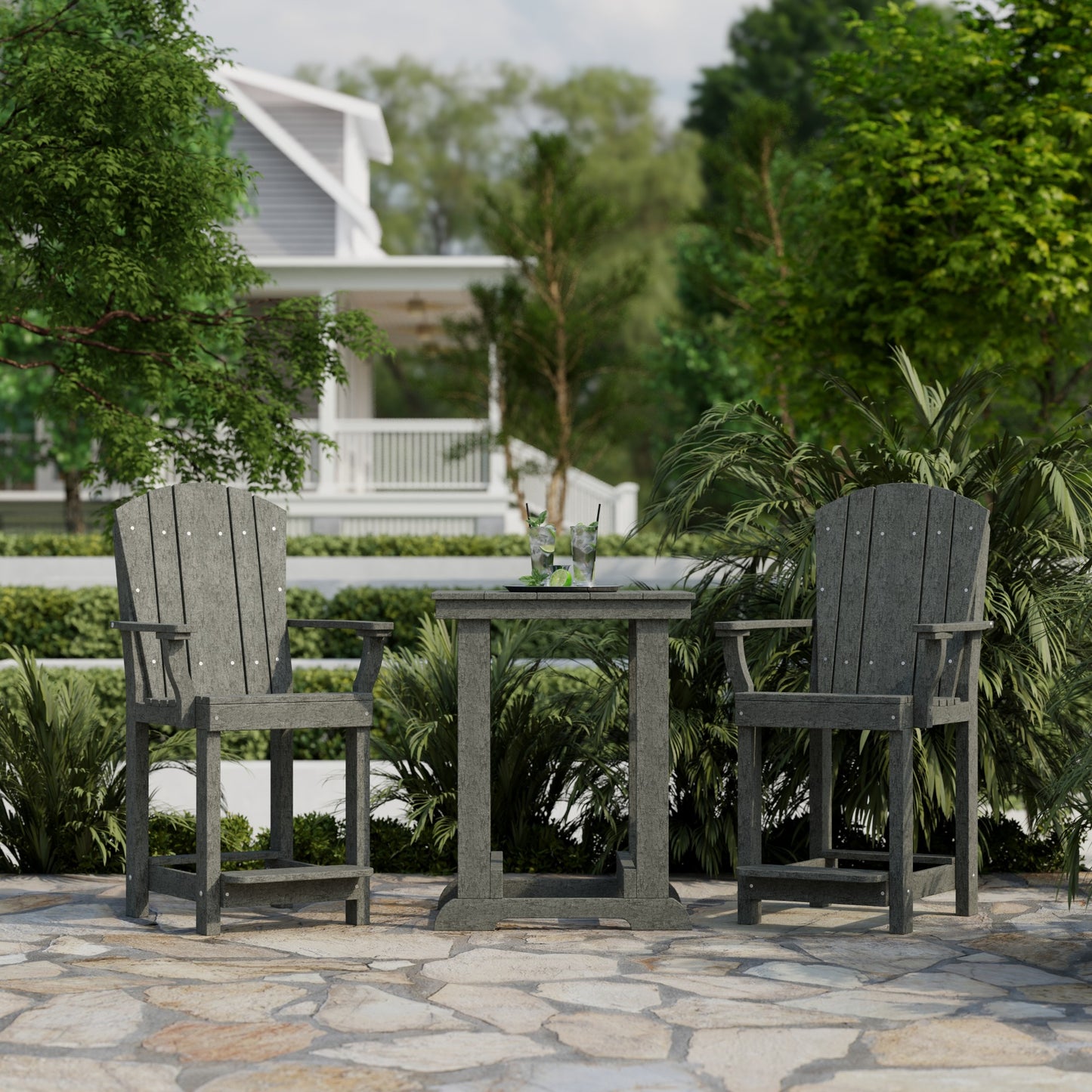 Wildridge Heritage 3 Piece Patio Counter Set  - LEAD TIME TO SHIP 3 WEEKS OR LESS