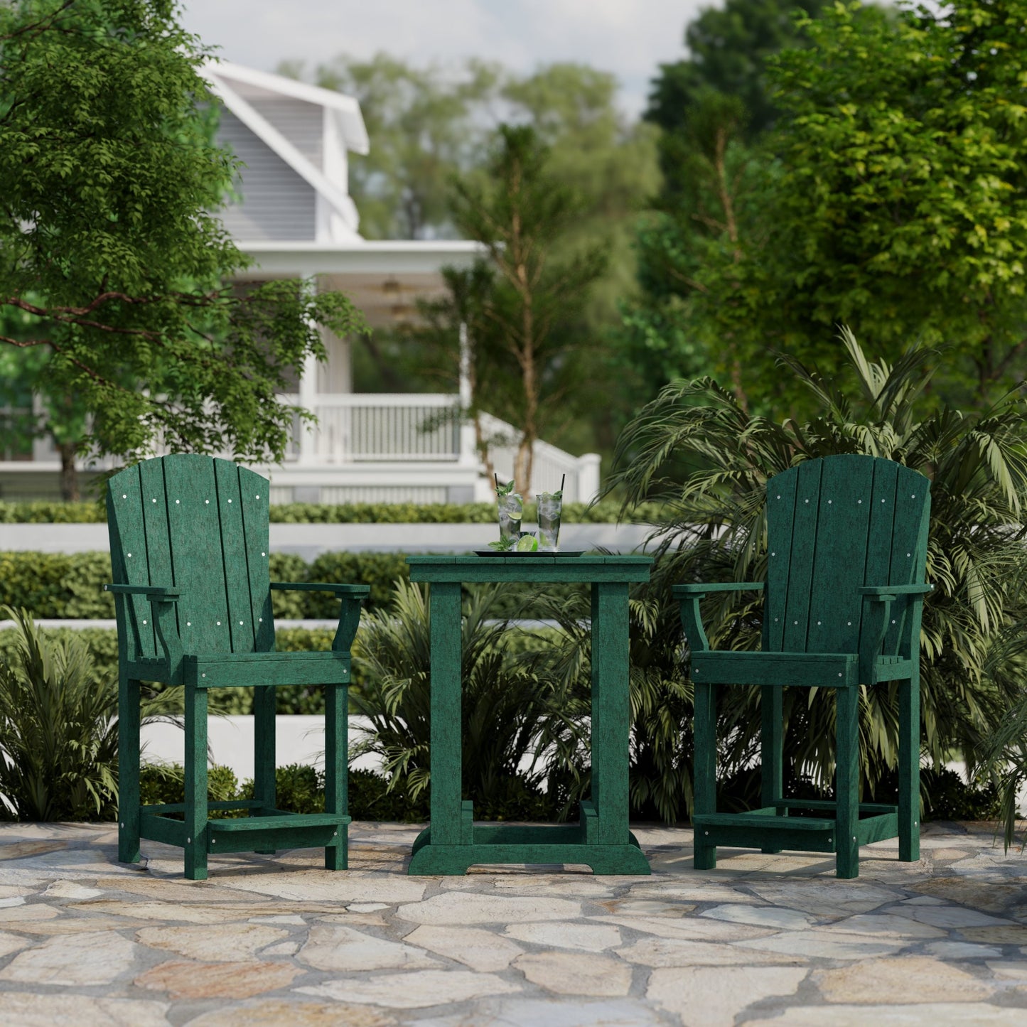 Wildridge Heritage 3 Piece Patio Counter Set  - LEAD TIME TO SHIP 3 WEEKS OR LESS