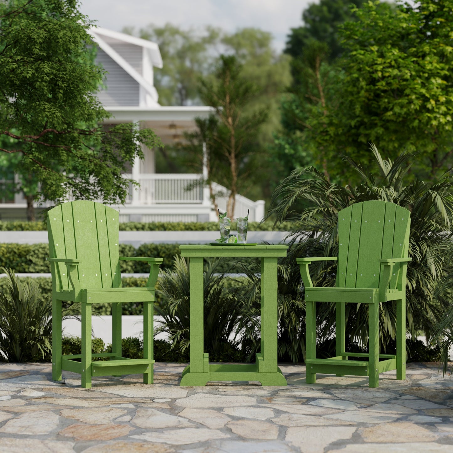 Wildridge Heritage 3 Piece Patio Counter Set  - LEAD TIME TO SHIP 3 WEEKS OR LESS