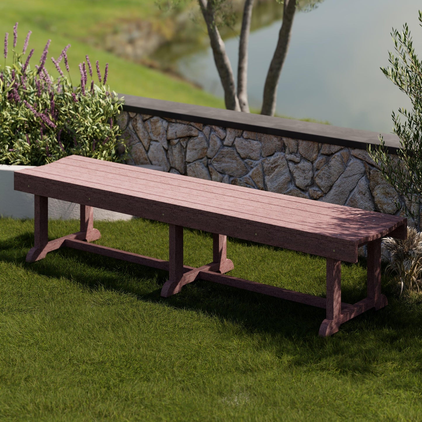 Wildridge Heritage 68" Patio Bench - LEAD TIME TO SHIP 4 TO 6 WEEKS