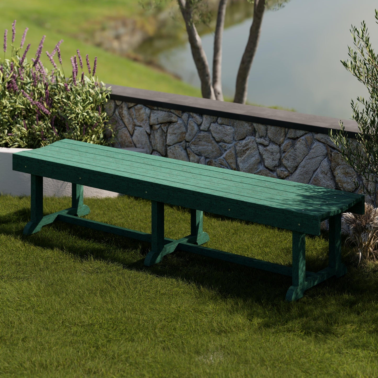 Wildridge Heritage 68" Patio Bench - LEAD TIME TO SHIP 4 TO 6 WEEKS