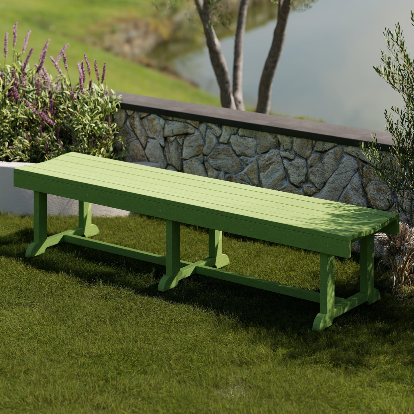 Wildridge Heritage 68" Patio Bench - LEAD TIME TO SHIP 4 TO 6 WEEKS