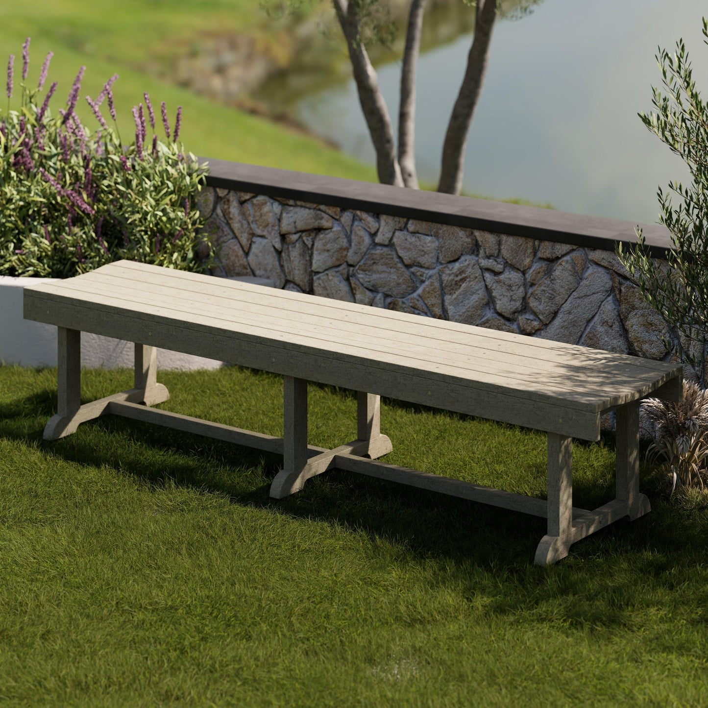Wildridge Heritage 68" Patio Bench - LEAD TIME TO SHIP 4 TO 6 WEEKS