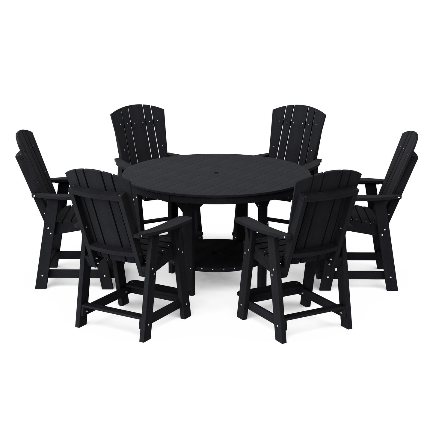 Wildridge Heritage 7 Piece 60" Pub Counter Set - LEAD TIME TO SHIP 4 TO 6 WEEKS