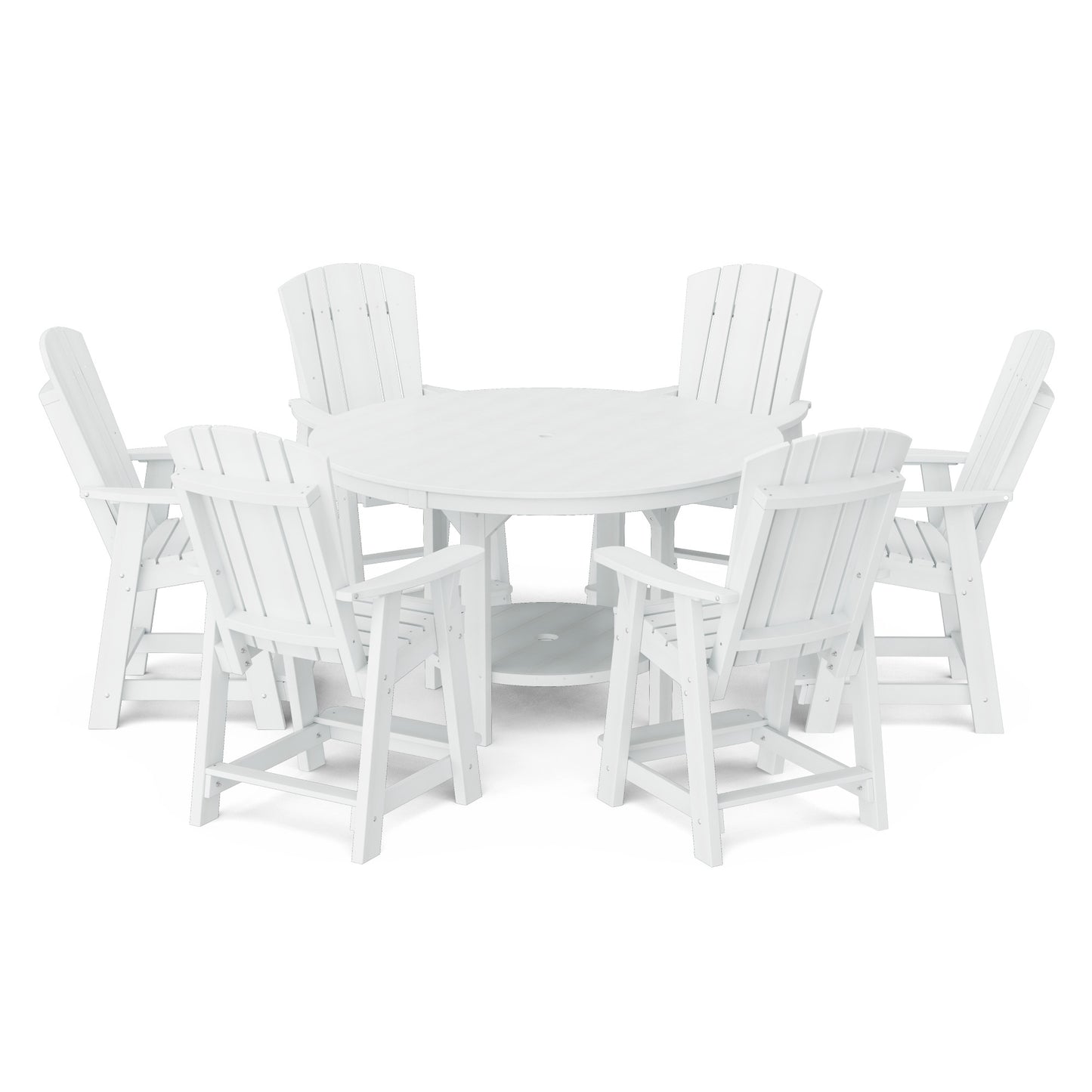 Wildridge Heritage 7 Piece 60" Pub Counter Set - LEAD TIME TO SHIP 4 TO 6 WEEKS