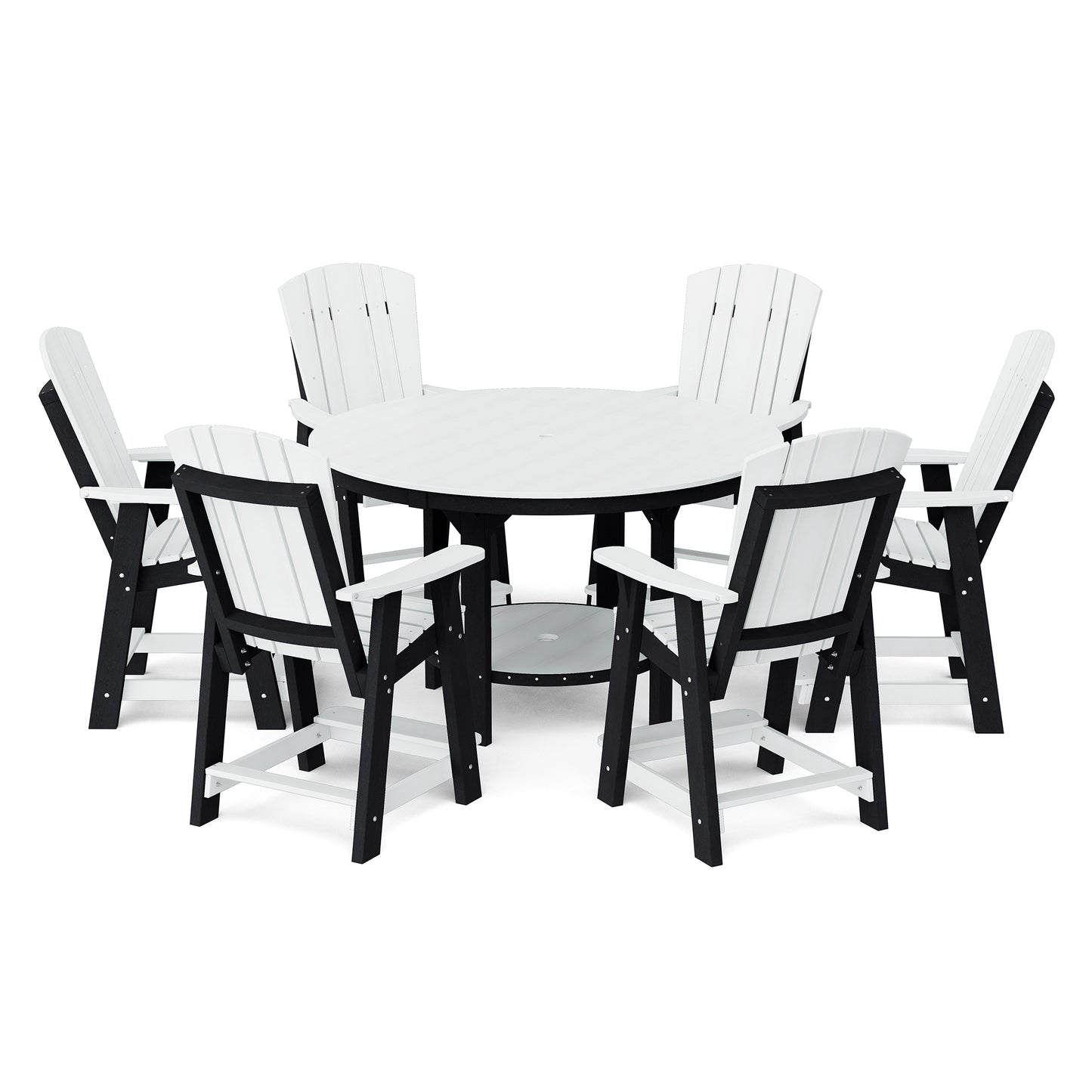 Wildridge Heritage 7 Piece 60" Pub Counter Set - LEAD TIME TO SHIP 4 TO 6 WEEKS