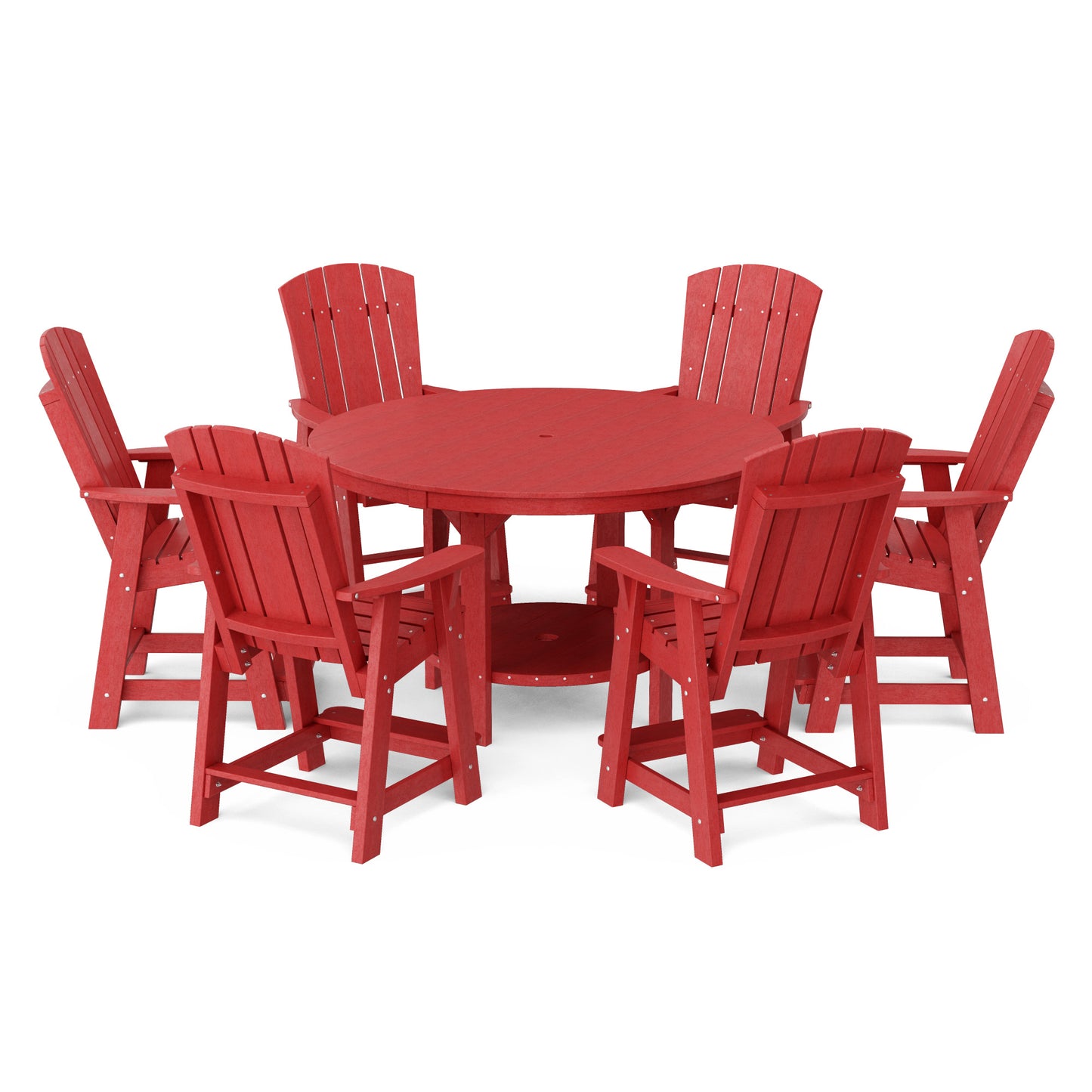 Wildridge Heritage 7 Piece 60" Pub Counter Set - LEAD TIME TO SHIP 4 TO 6 WEEKS