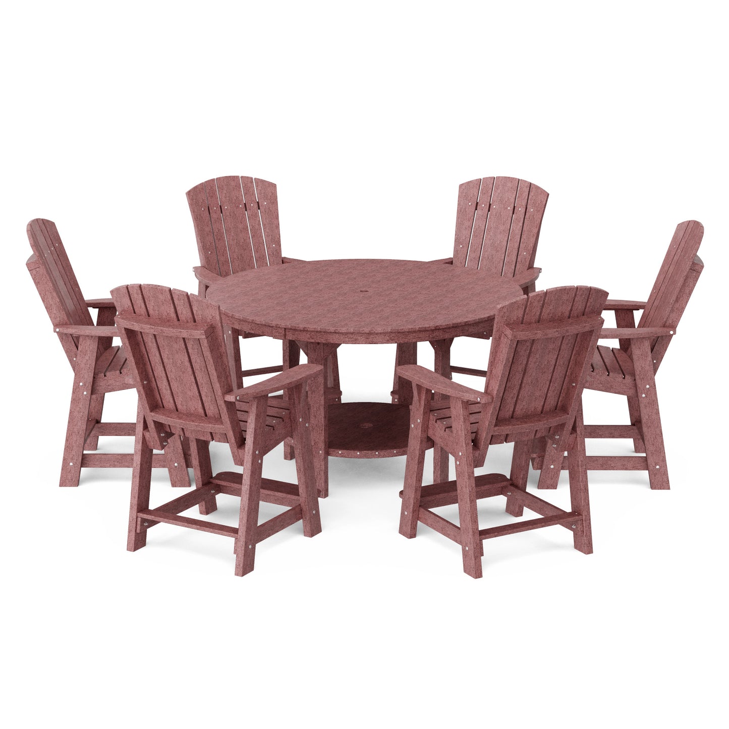 Wildridge Heritage 7 Piece 60" Pub Counter Set - LEAD TIME TO SHIP 4 TO 6 WEEKS