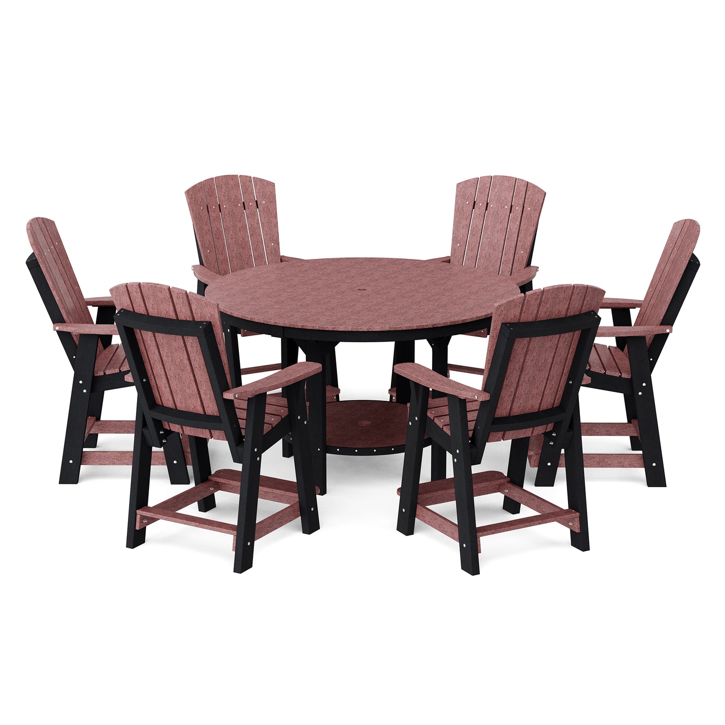 Wildridge Heritage 7 Piece 60" Pub Counter Set - LEAD TIME TO SHIP 4 TO 6 WEEKS