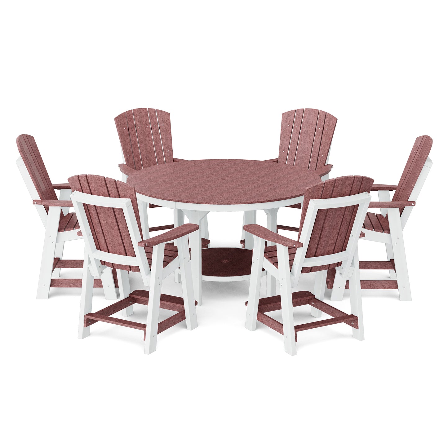 Wildridge Heritage 7 Piece 60" Pub Counter Set - LEAD TIME TO SHIP 4 TO 6 WEEKS