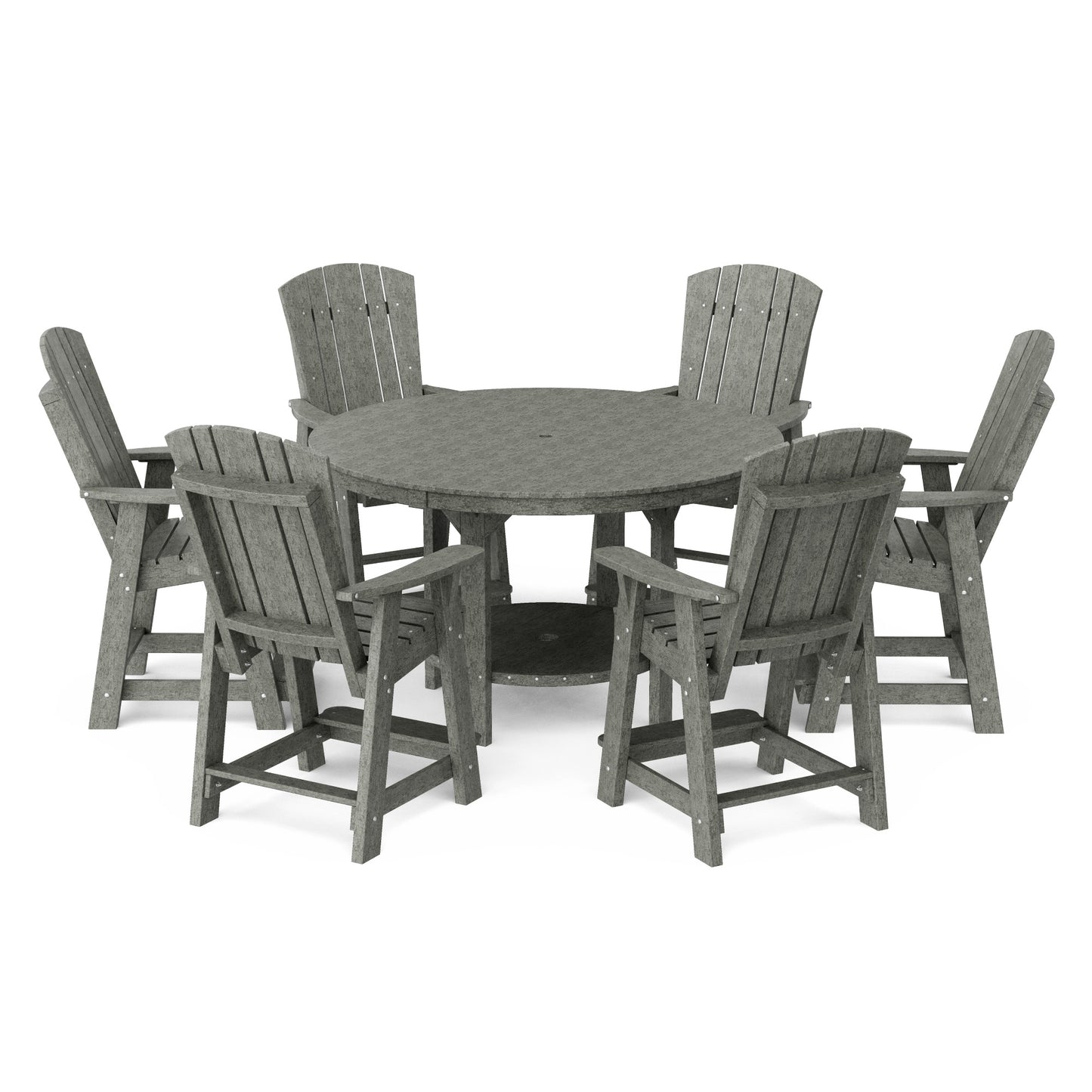 Wildridge Heritage 7 Piece 60" Pub Counter Set - LEAD TIME TO SHIP 4 TO 6 WEEKS
