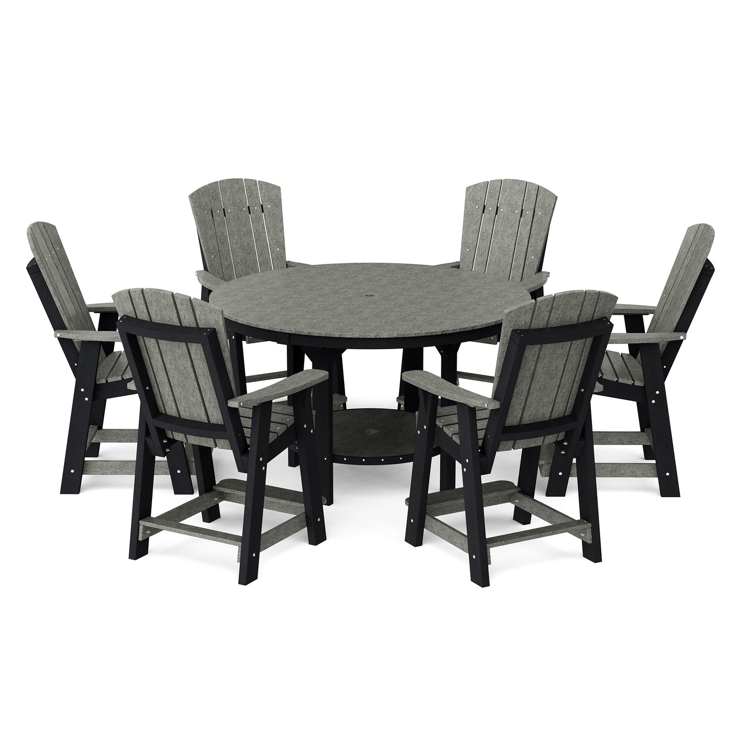 Wildridge Heritage 7 Piece 60" Pub Counter Set - LEAD TIME TO SHIP 4 TO 6 WEEKS